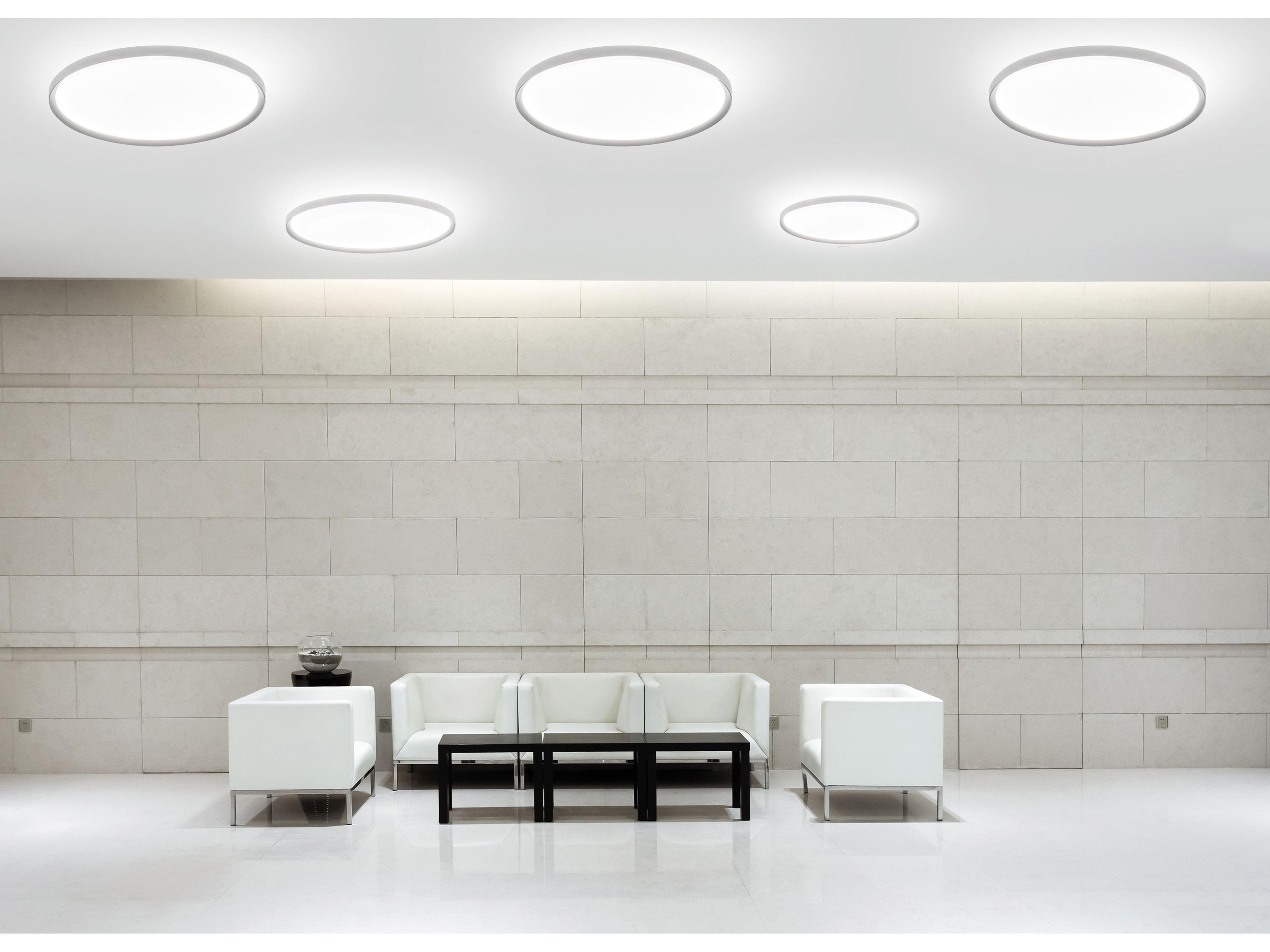 Bruck Lighting Bina 1-Light Black LED Round Flush Mount