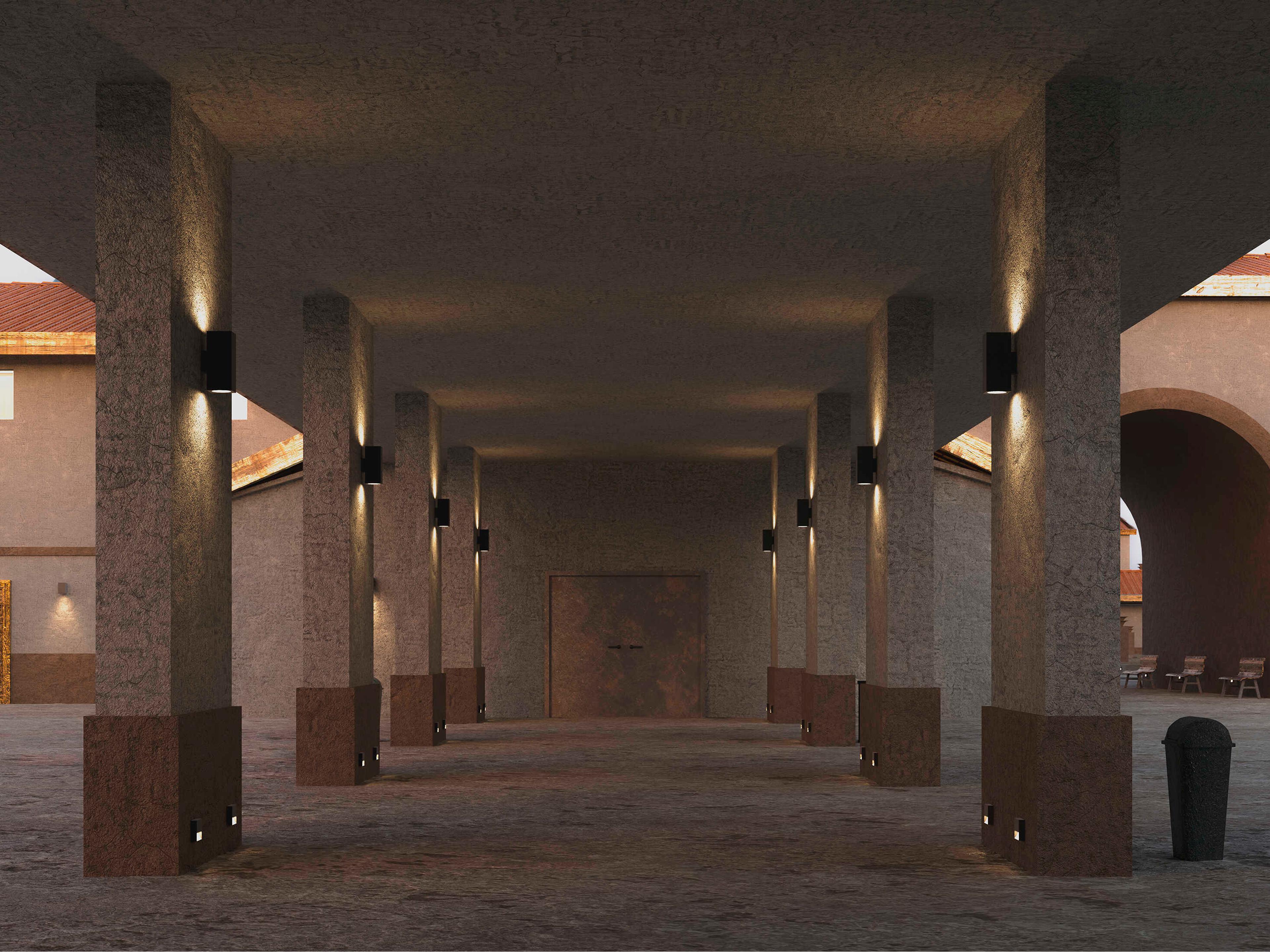 Bruck Lighting Piazza 1 - Light Outdoor Wall Light