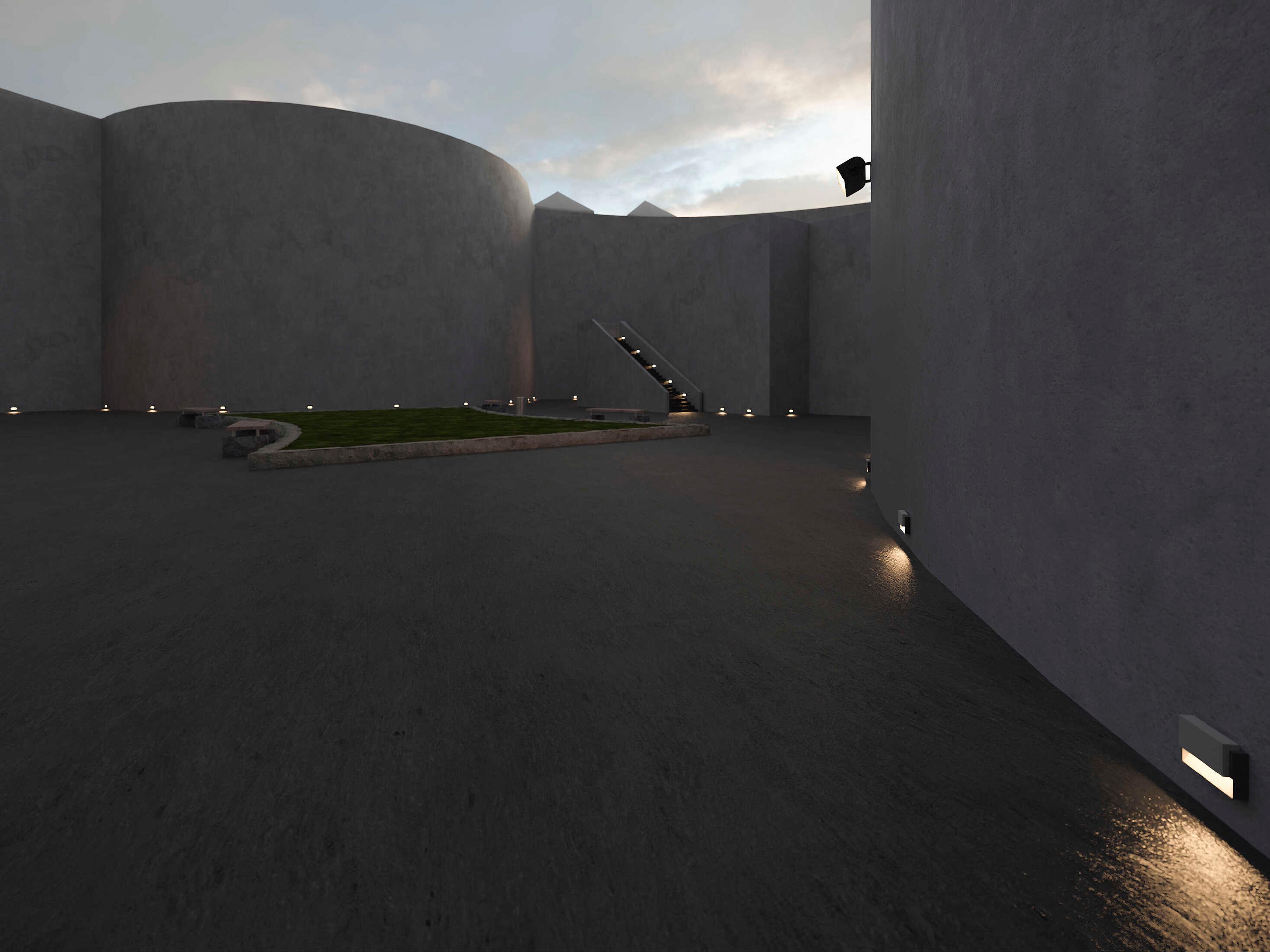 Bruck Lighting Piazza 1 - Light Outdoor Wall Light