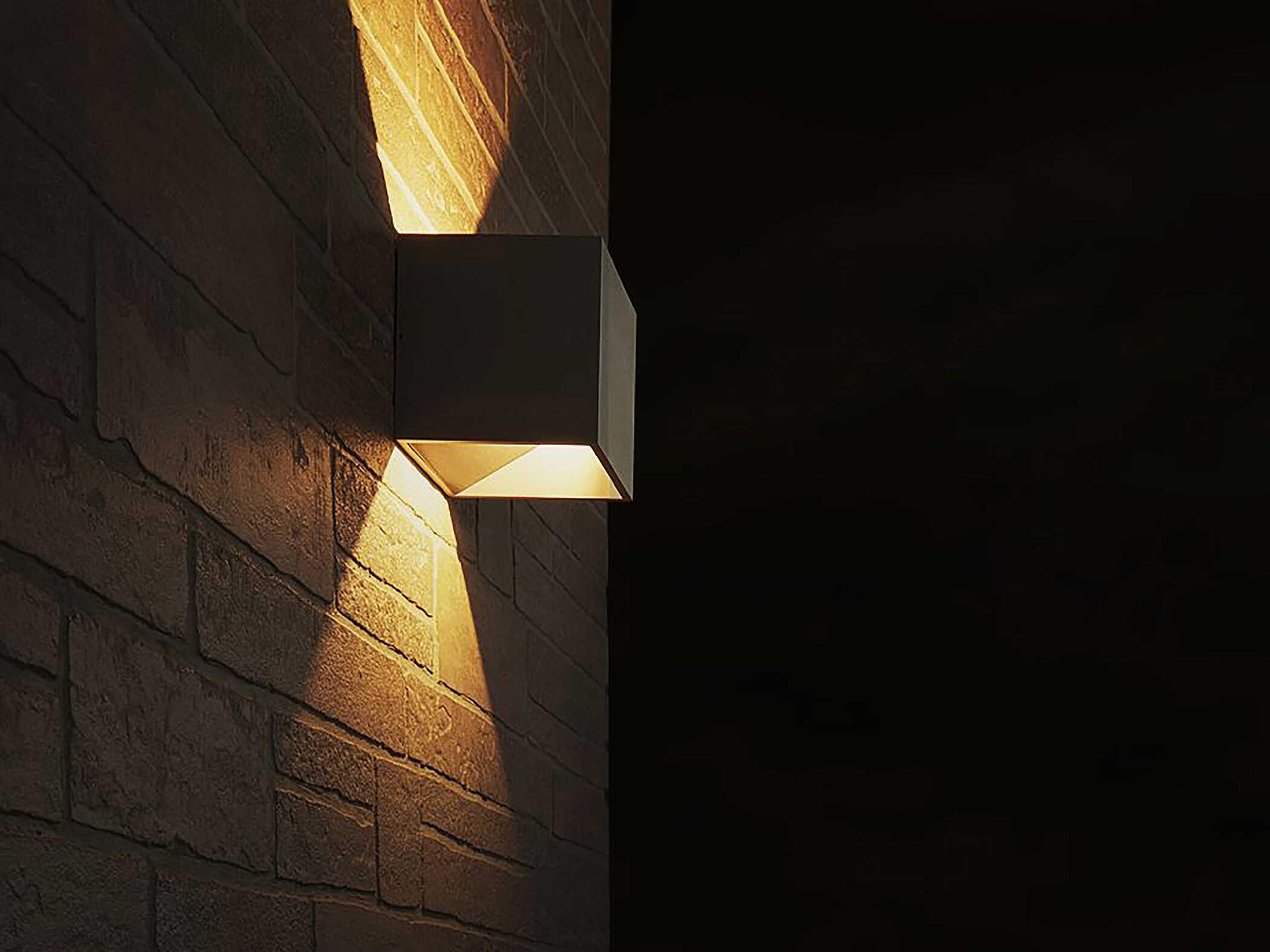 Bruck Lighting Qb Black Outdoor Wall Light