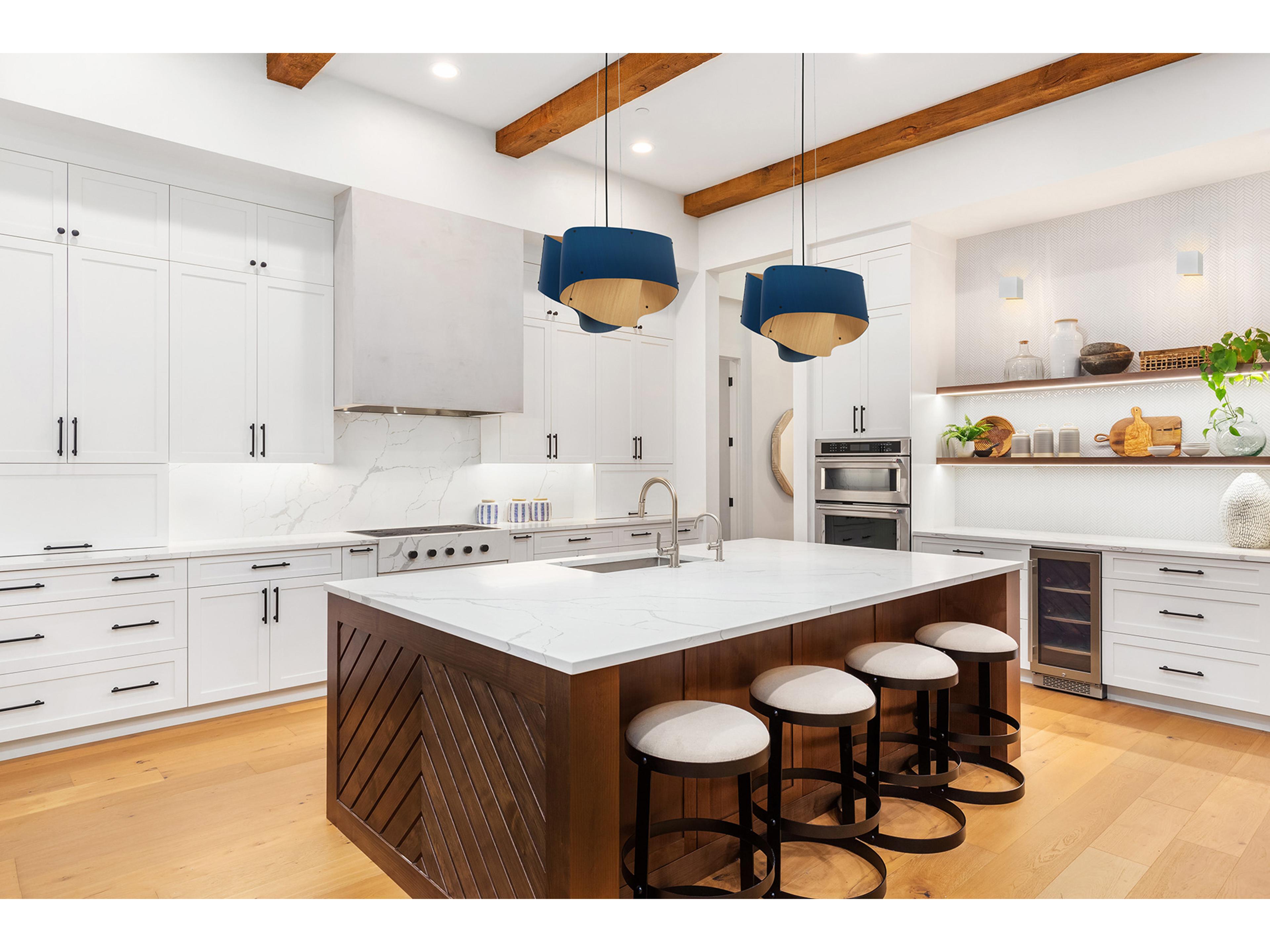 Bruck Lighting Carlotta 1-Light Wood Pendant