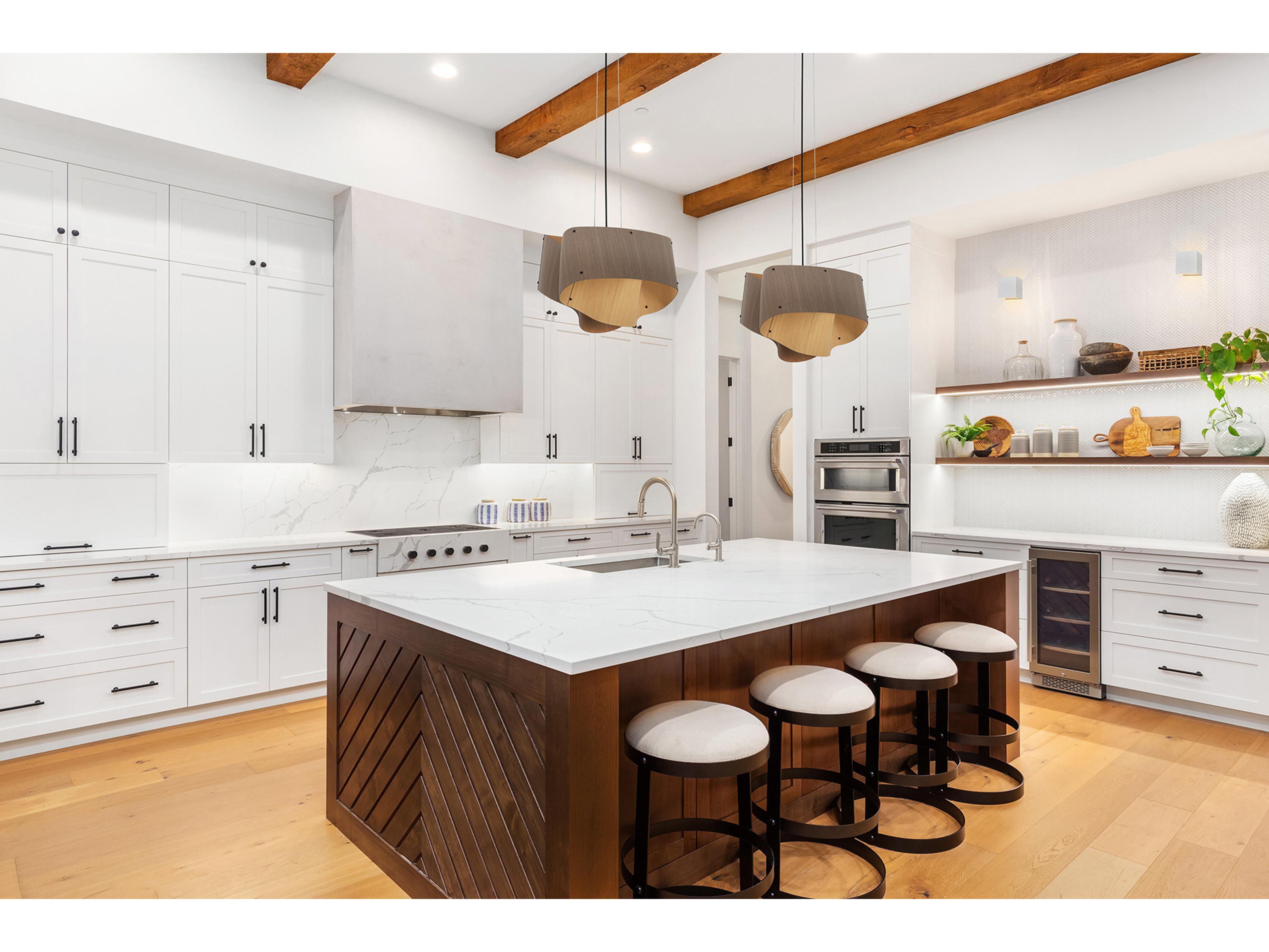 Bruck Lighting Carlotta 1-Light Wood Pendant