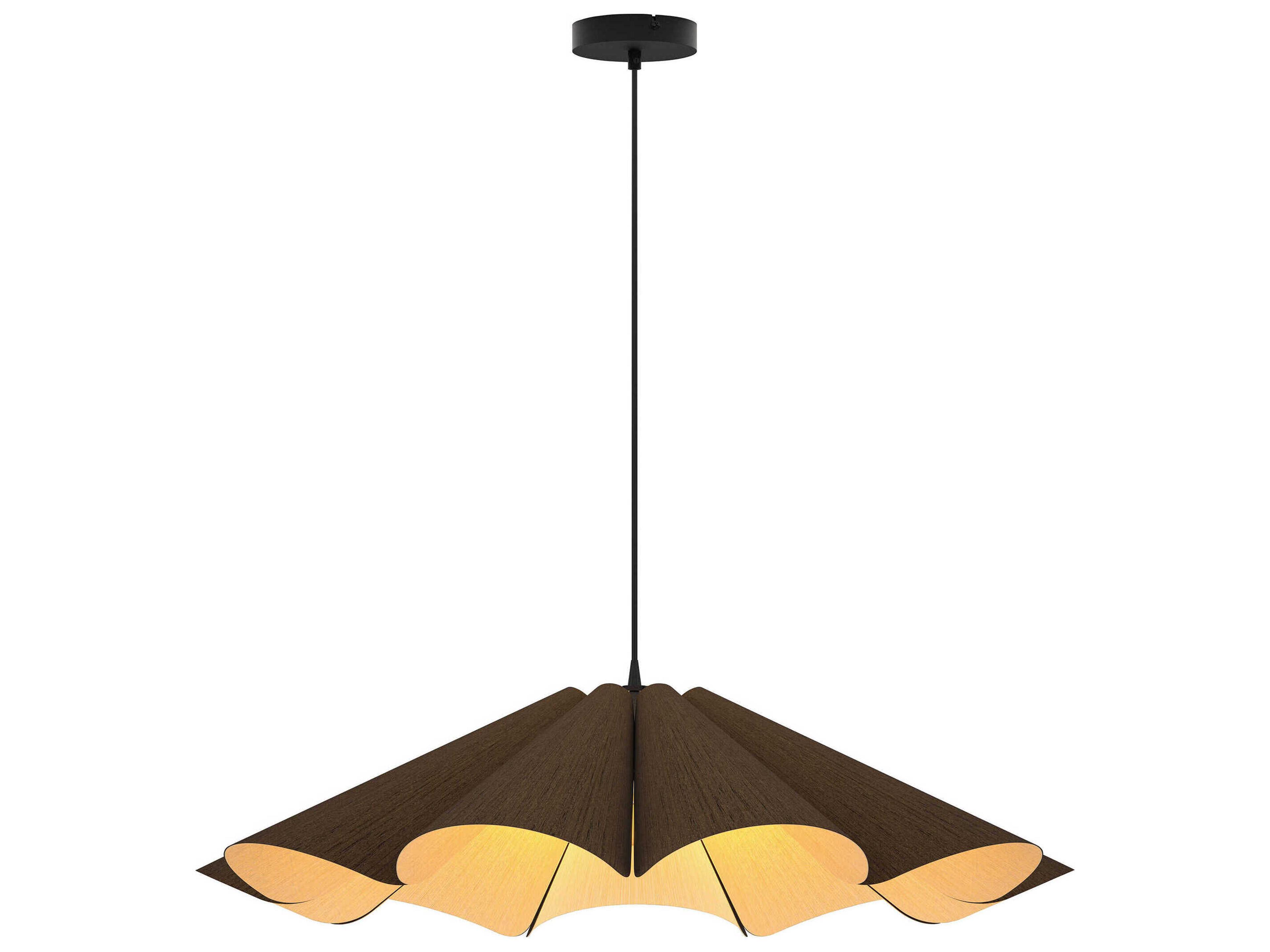 Bruck Lighting Delfina 1-light Gray Pendant
