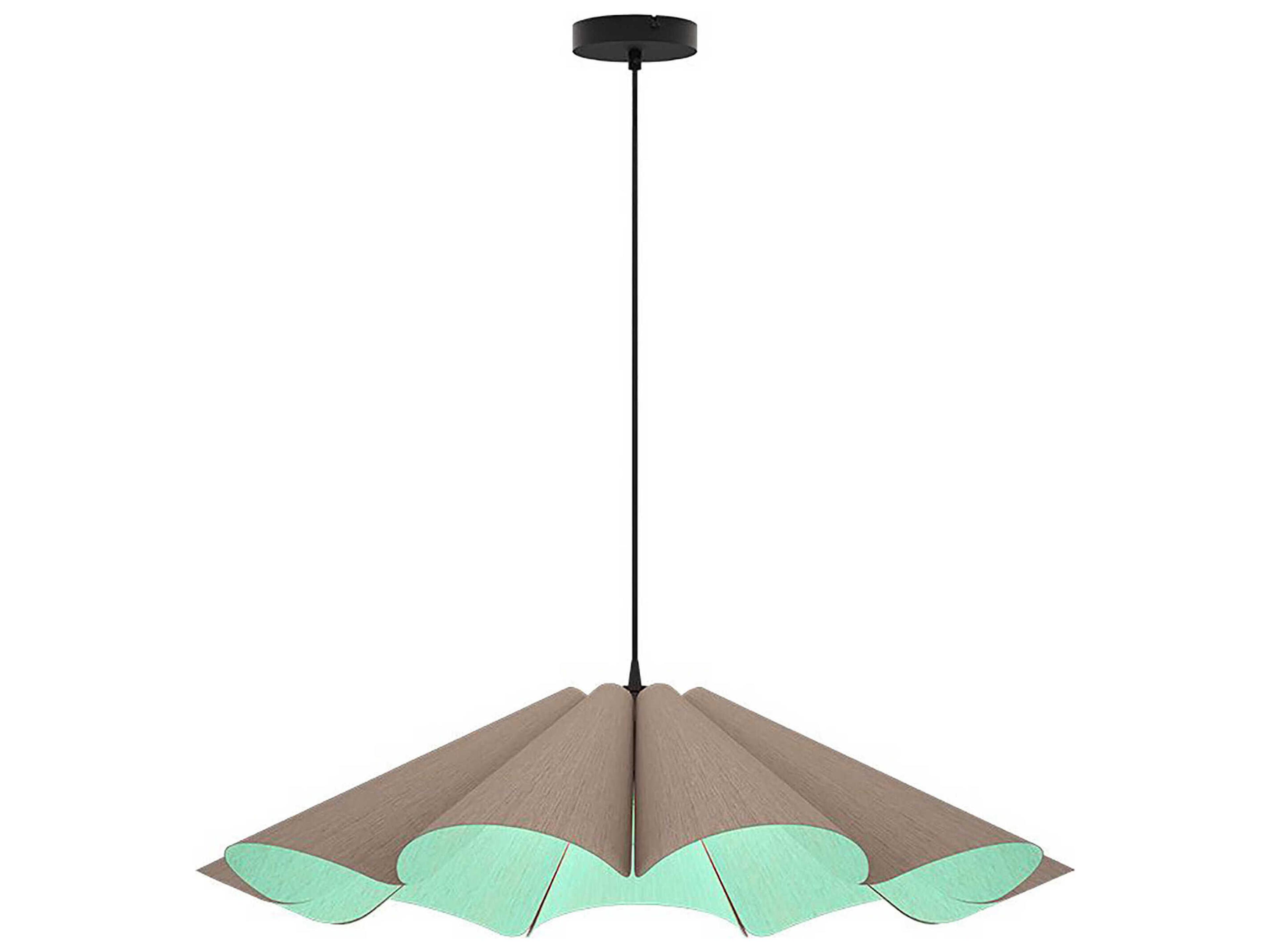Bruck Lighting Delfina 1-light Gray Pendant