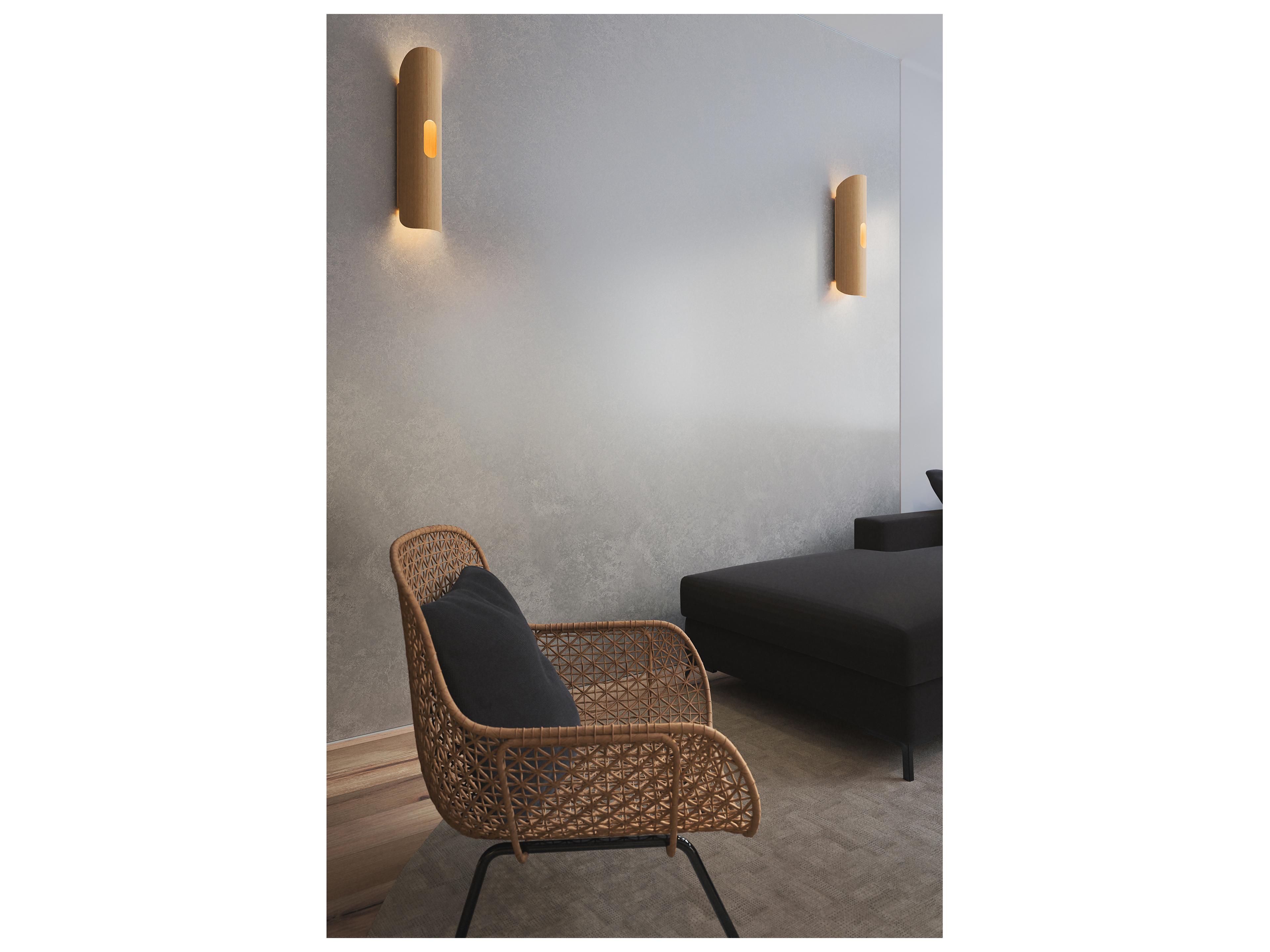 Bruck Lighting Lupe 2-Light Wood LED Wall Sconce