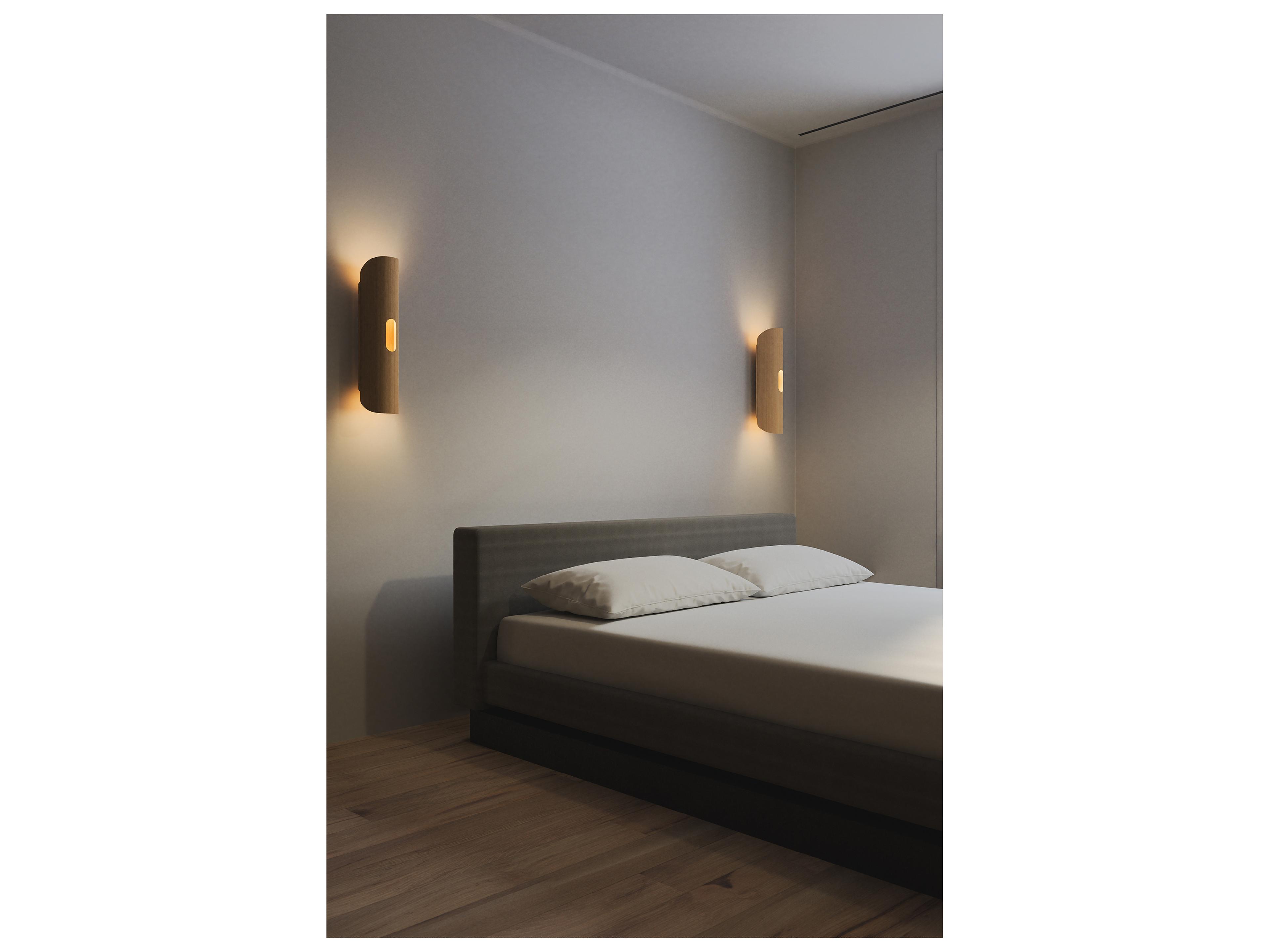 Bruck Lighting Lupe 2-Light Wood LED Wall Sconce