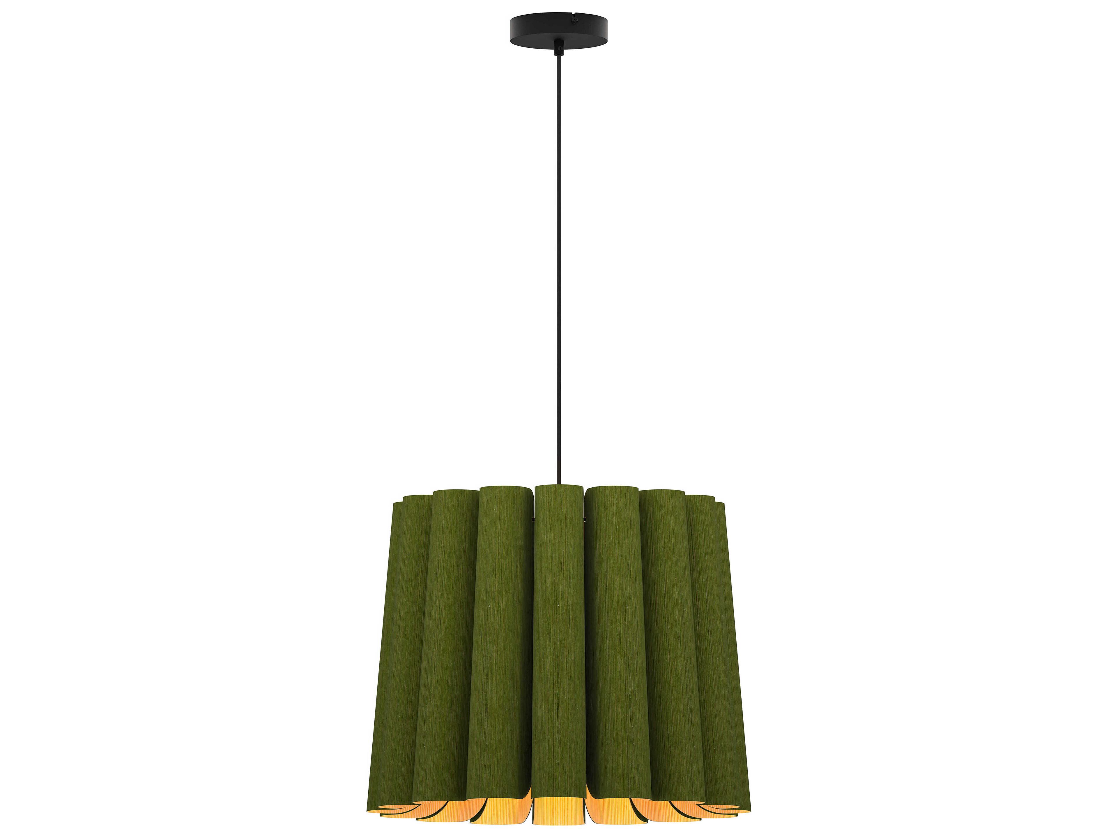 Bruck Lighting Renata 1-Light Wood Pendant