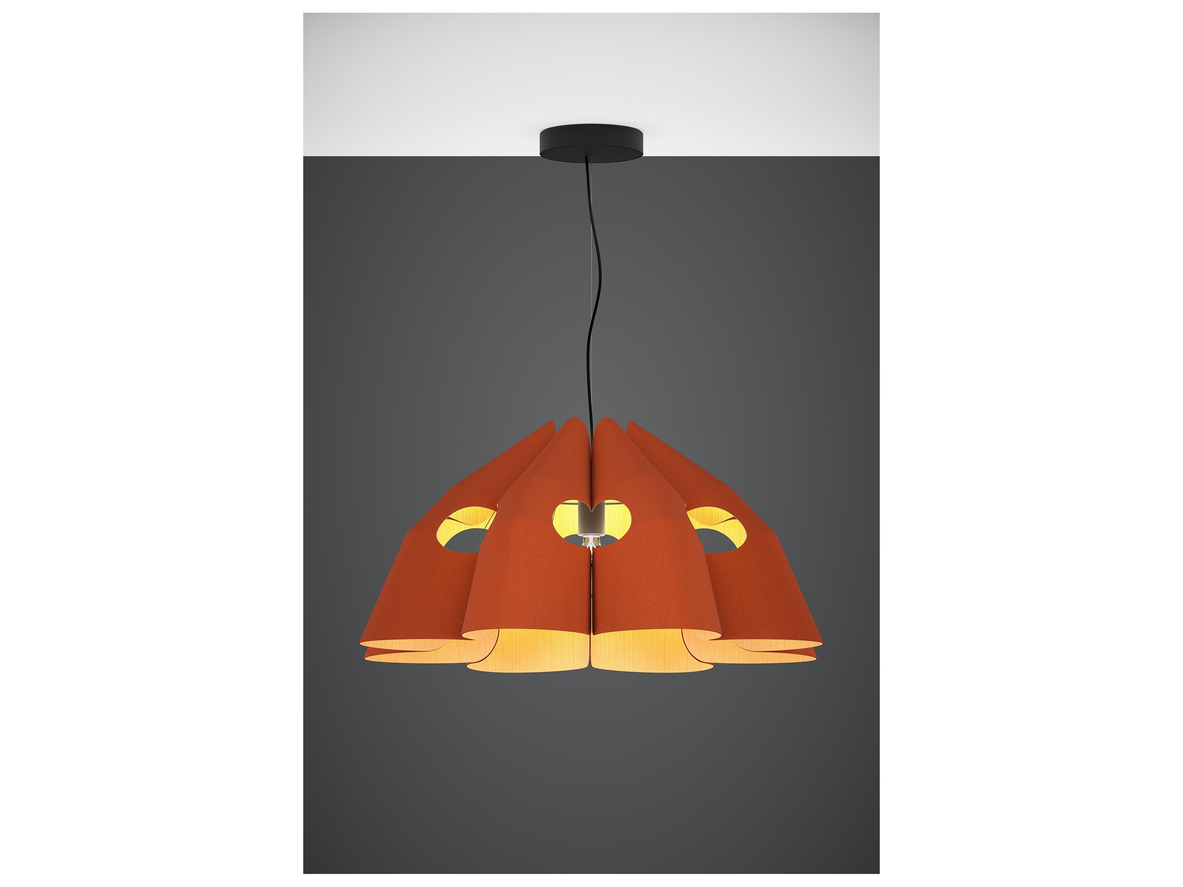 Bruck Lighting Victoria 1-Light Wood Pendant