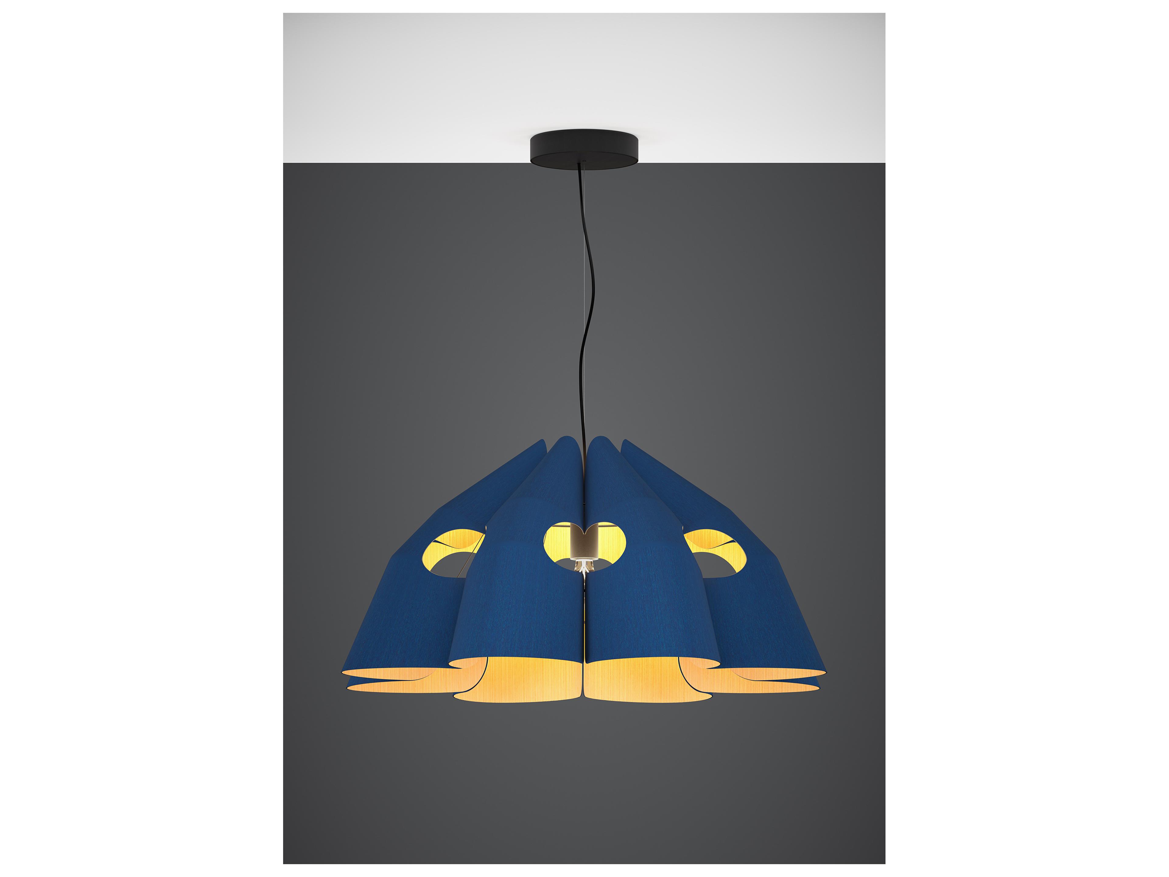 Bruck Lighting Victoria 1-Light Wood Pendant