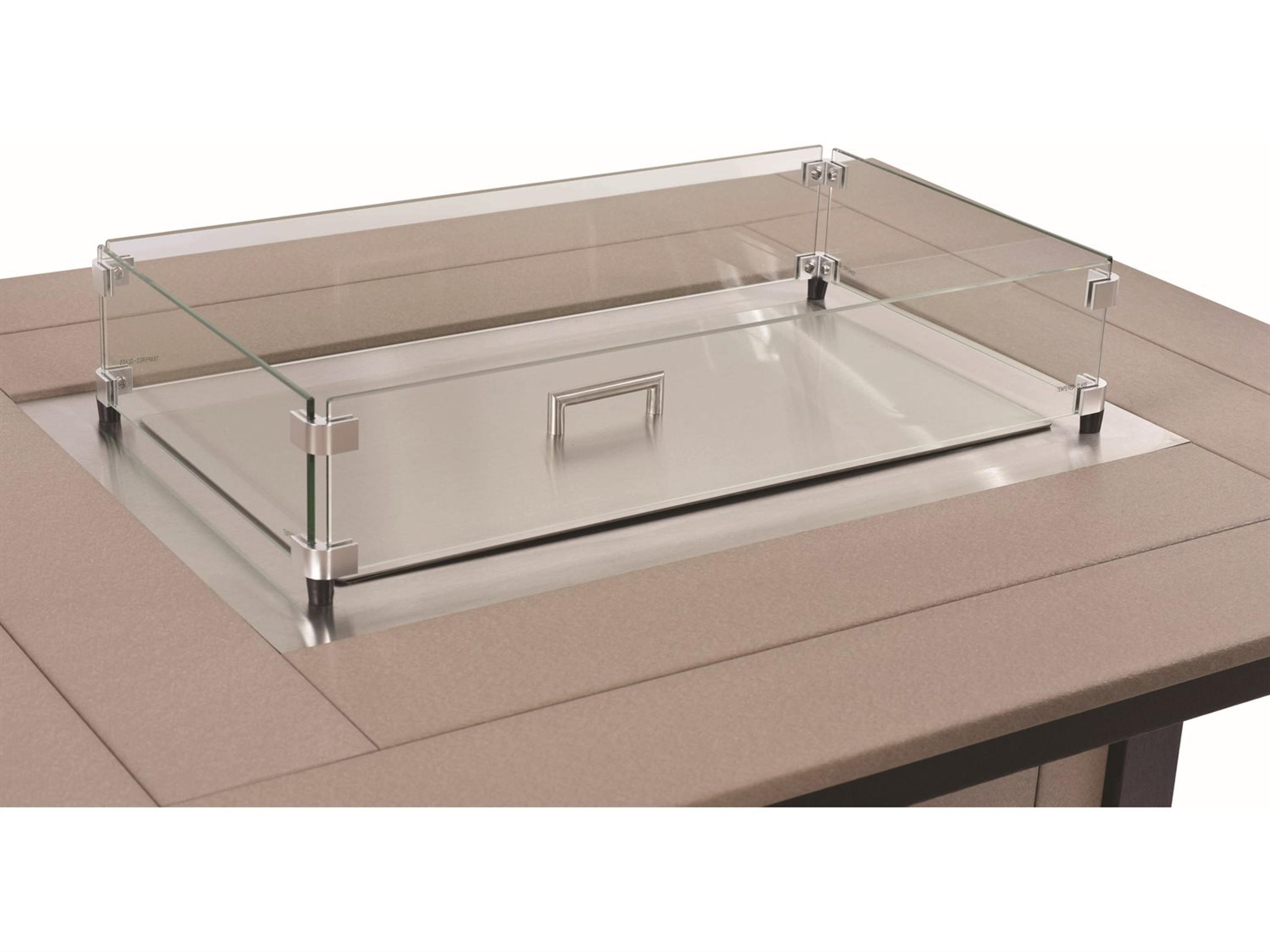 Berlin Gardens Donoma Accessories 24''W x 12''D Rectangular Stainless Steel Burner Cover