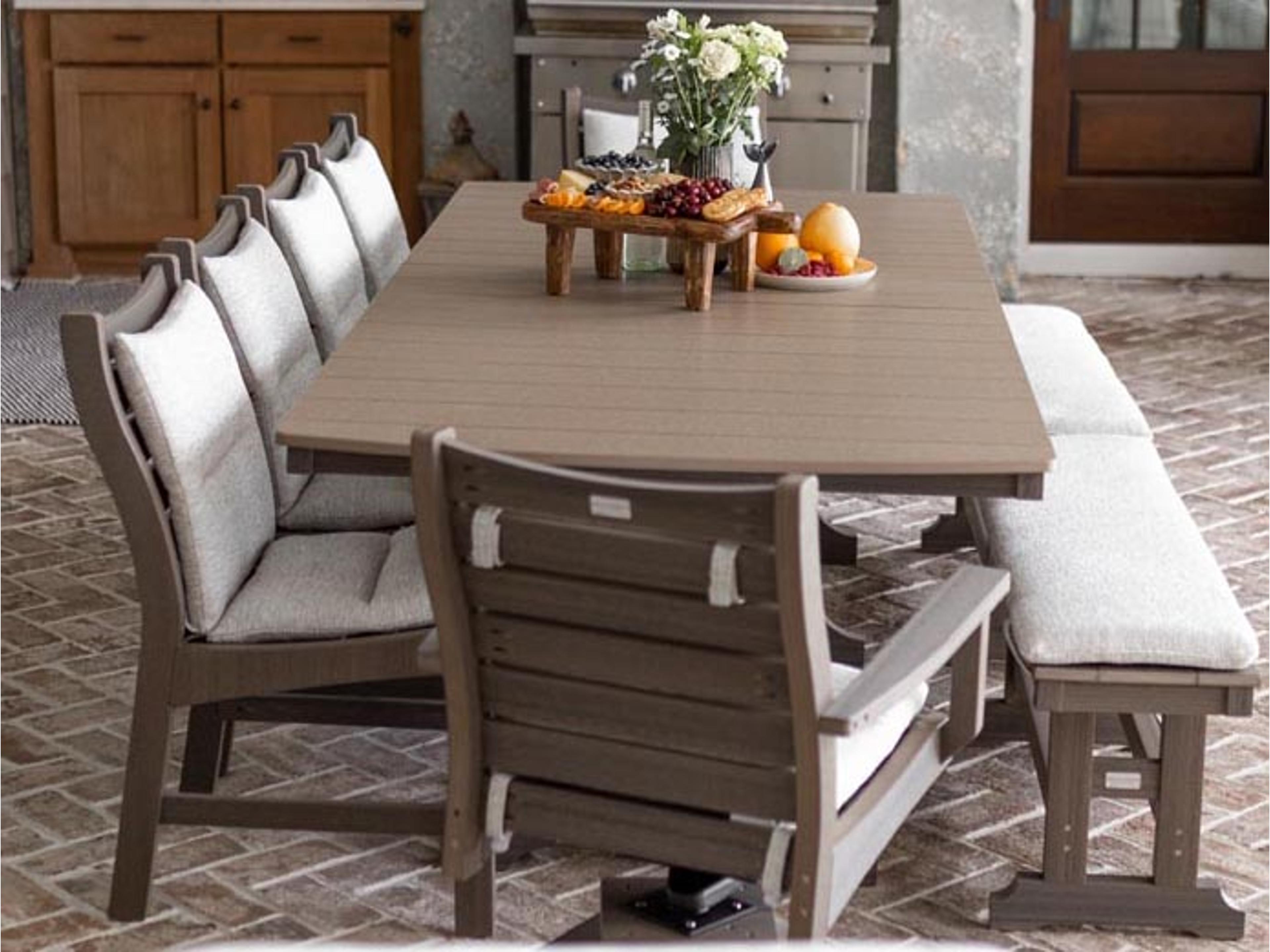 Bristol Recycled Plastic Outdoor Patio Dining Set