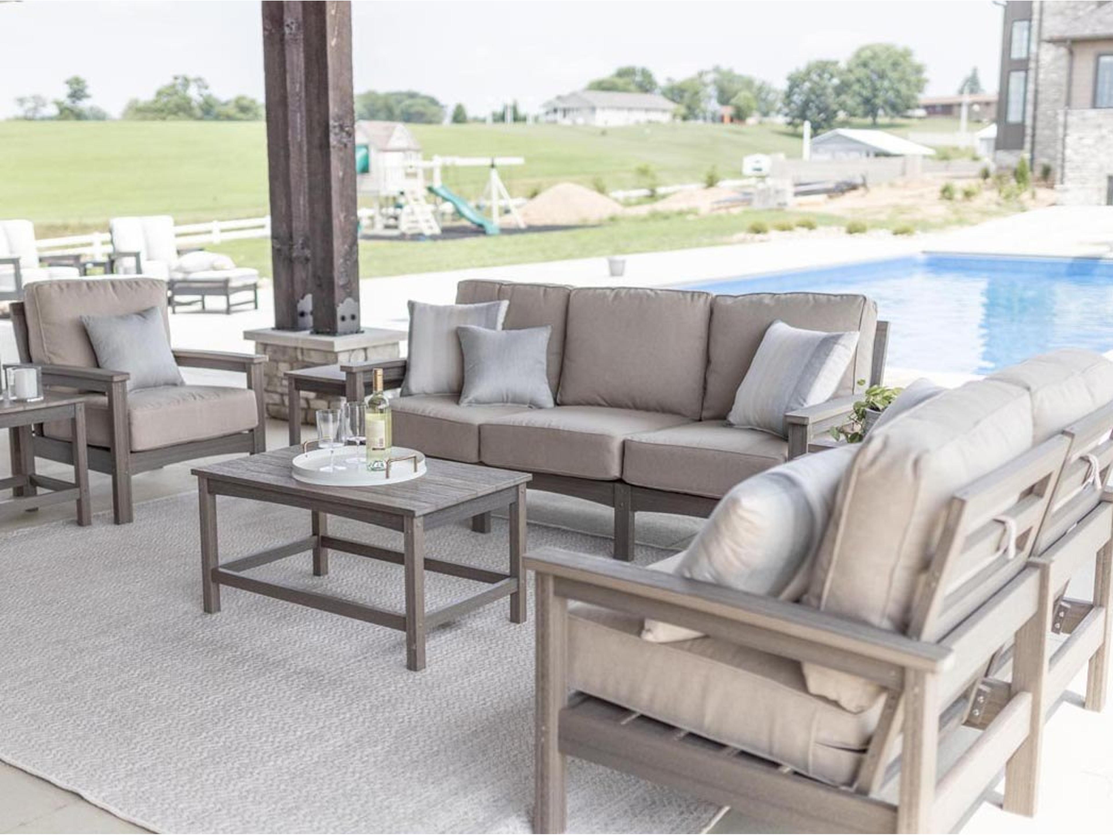 Camden Recycled Plastic Cushion Lounge Set