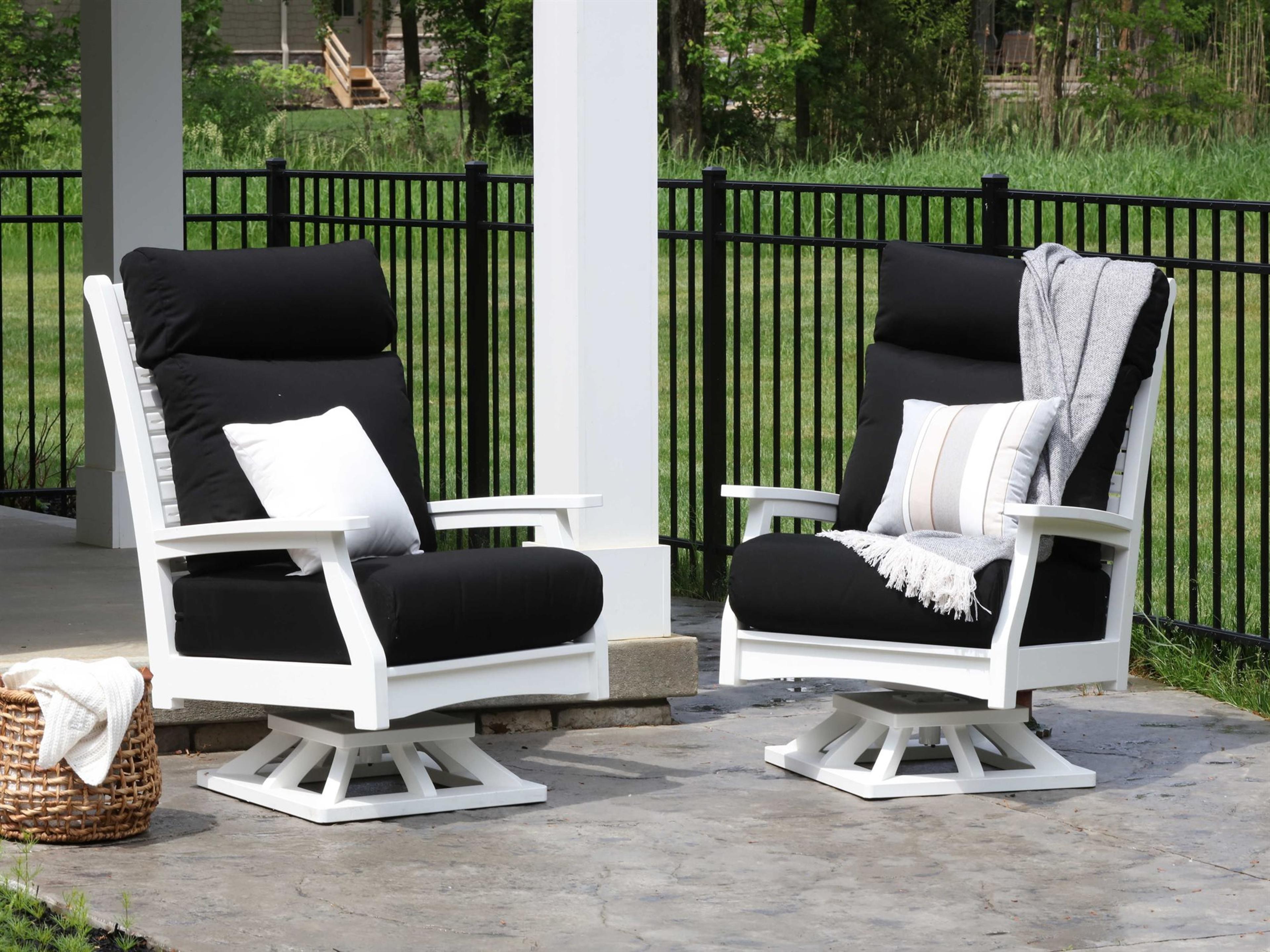 Classic Terrace Recycled Plastic Outdoor Patio Lounge Set