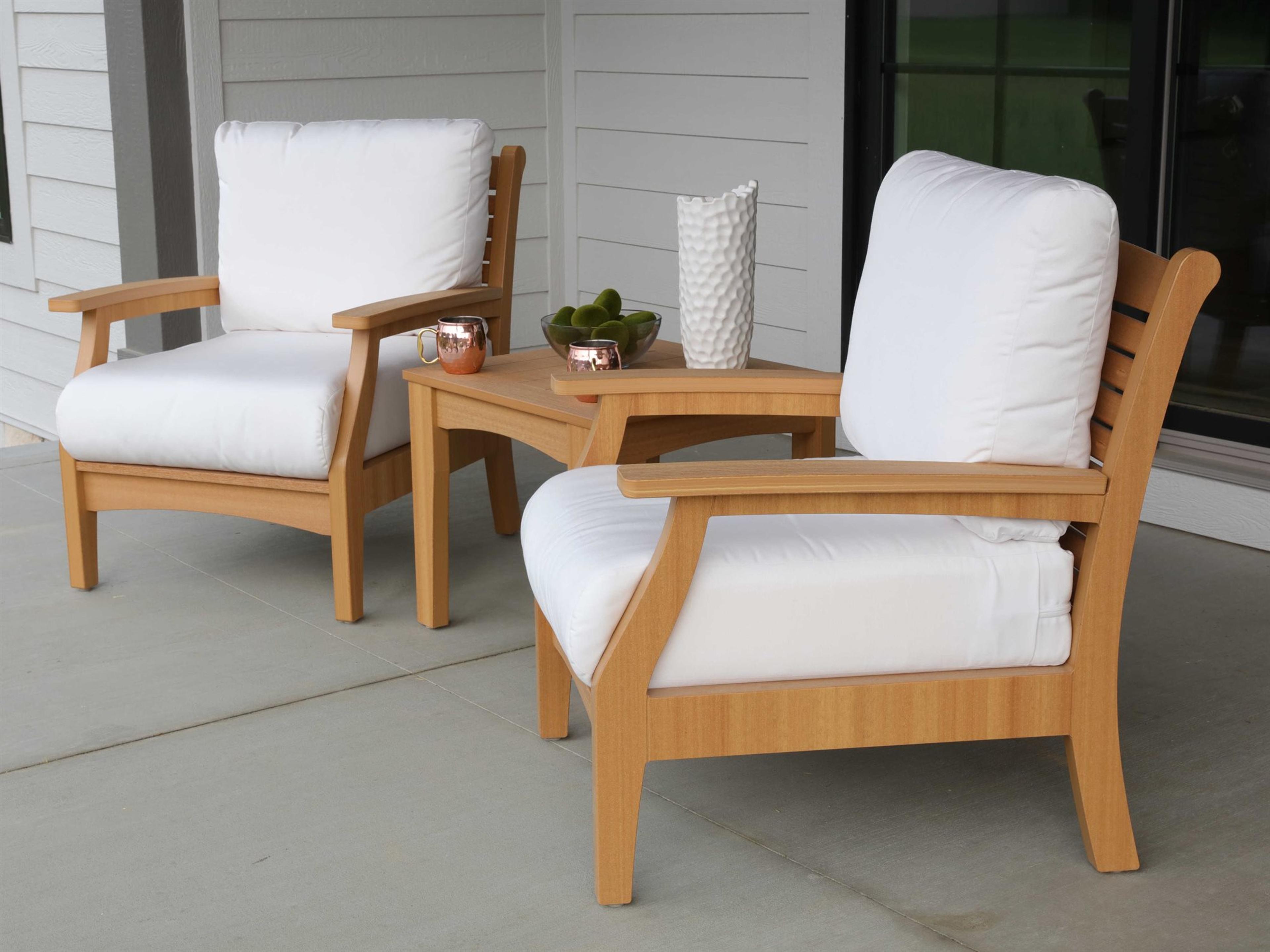Classic Terrace Recycled Plastic Outdoor Lounge Set