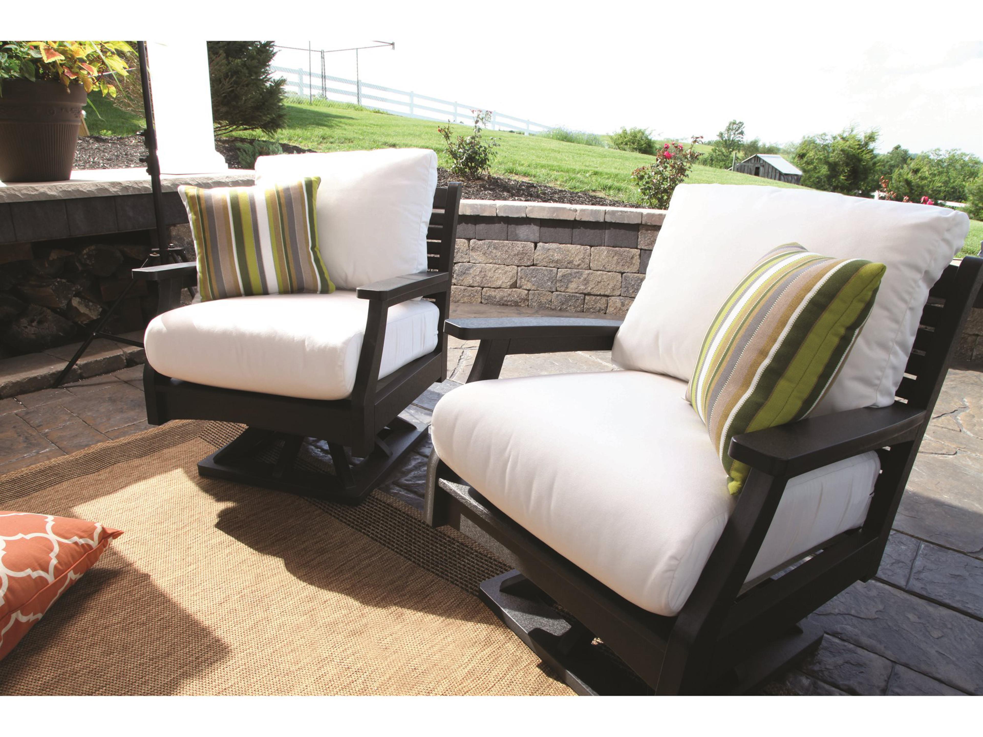 Classic Terrace Recycled Plastic Cushion Outdoor Lounge Set
