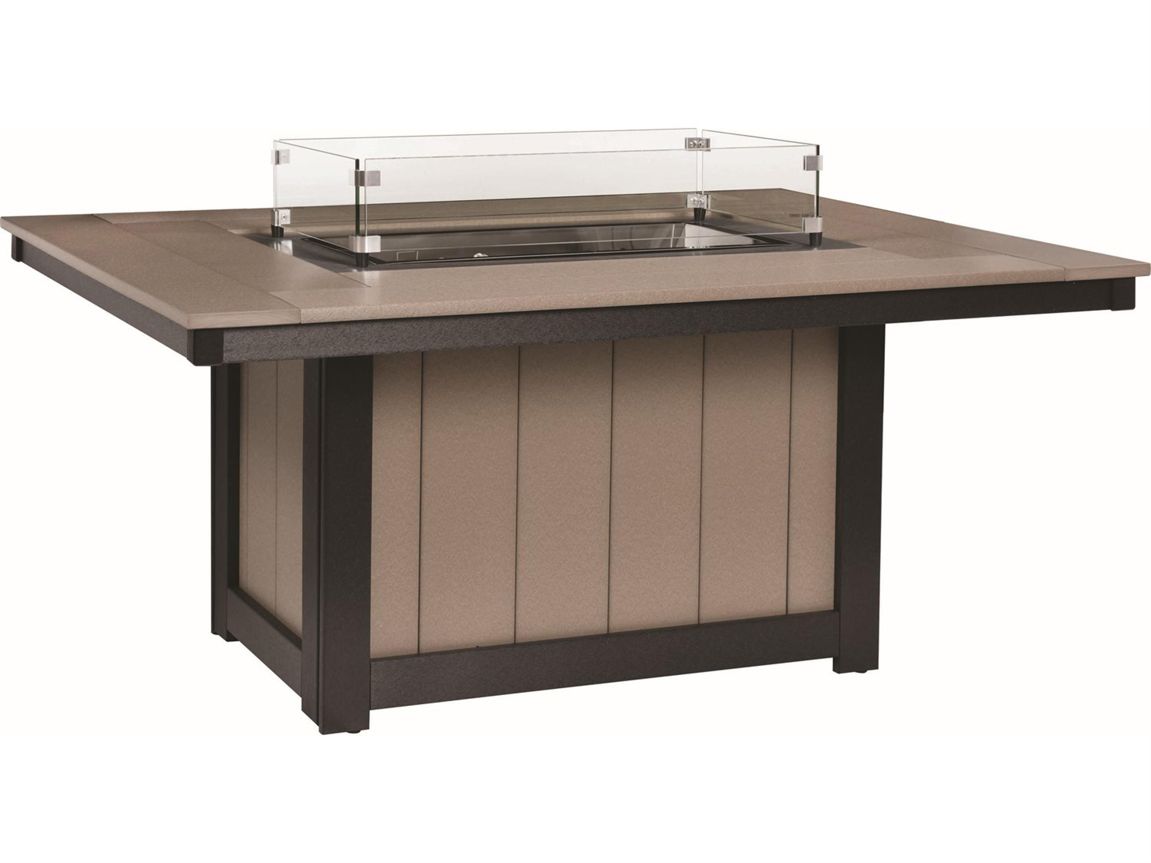 Donoma Rectangular Outdoor Fire Pit Table