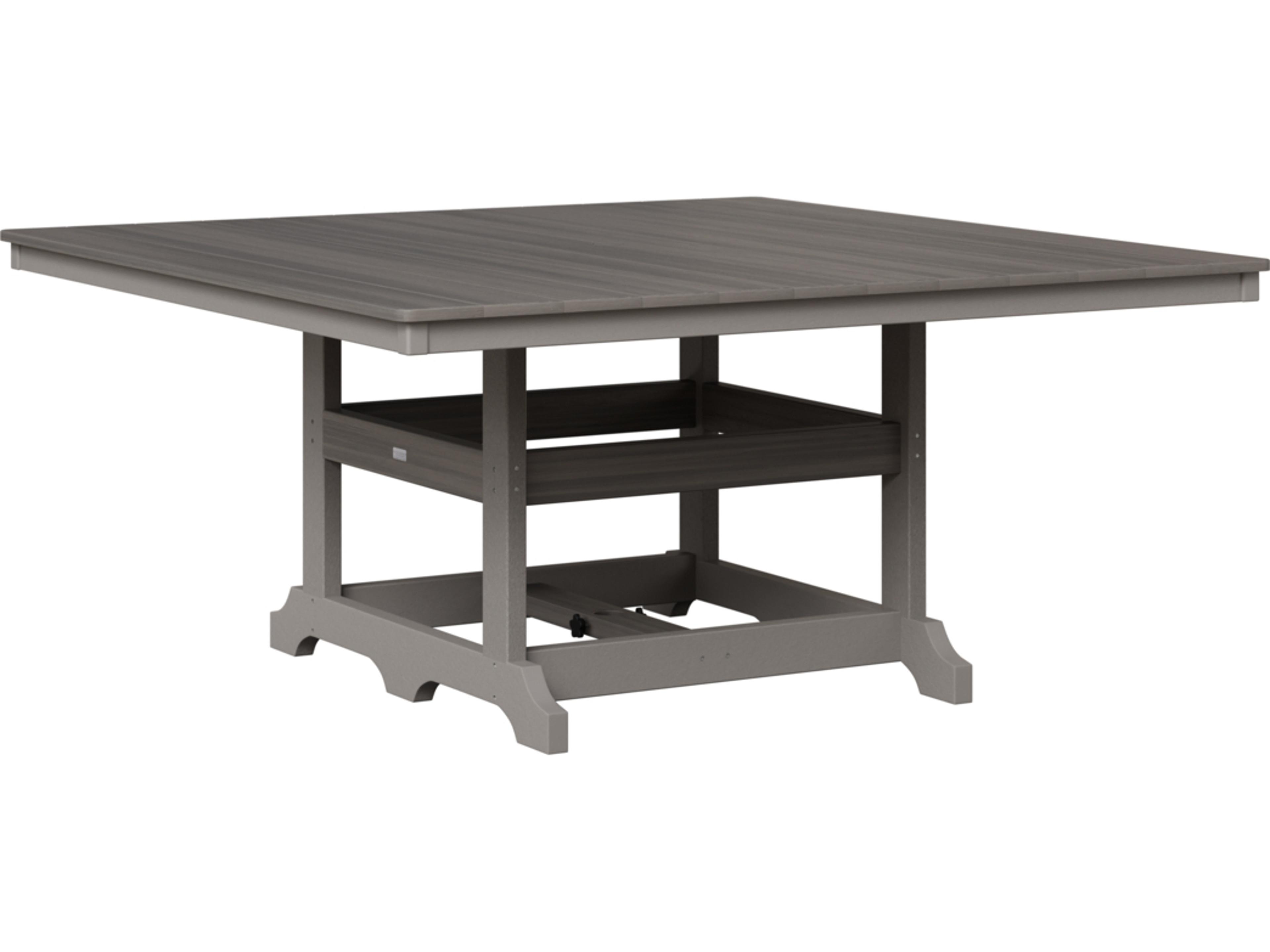 Garden Classic Recycled Plastic 66" Square Dining Height Table