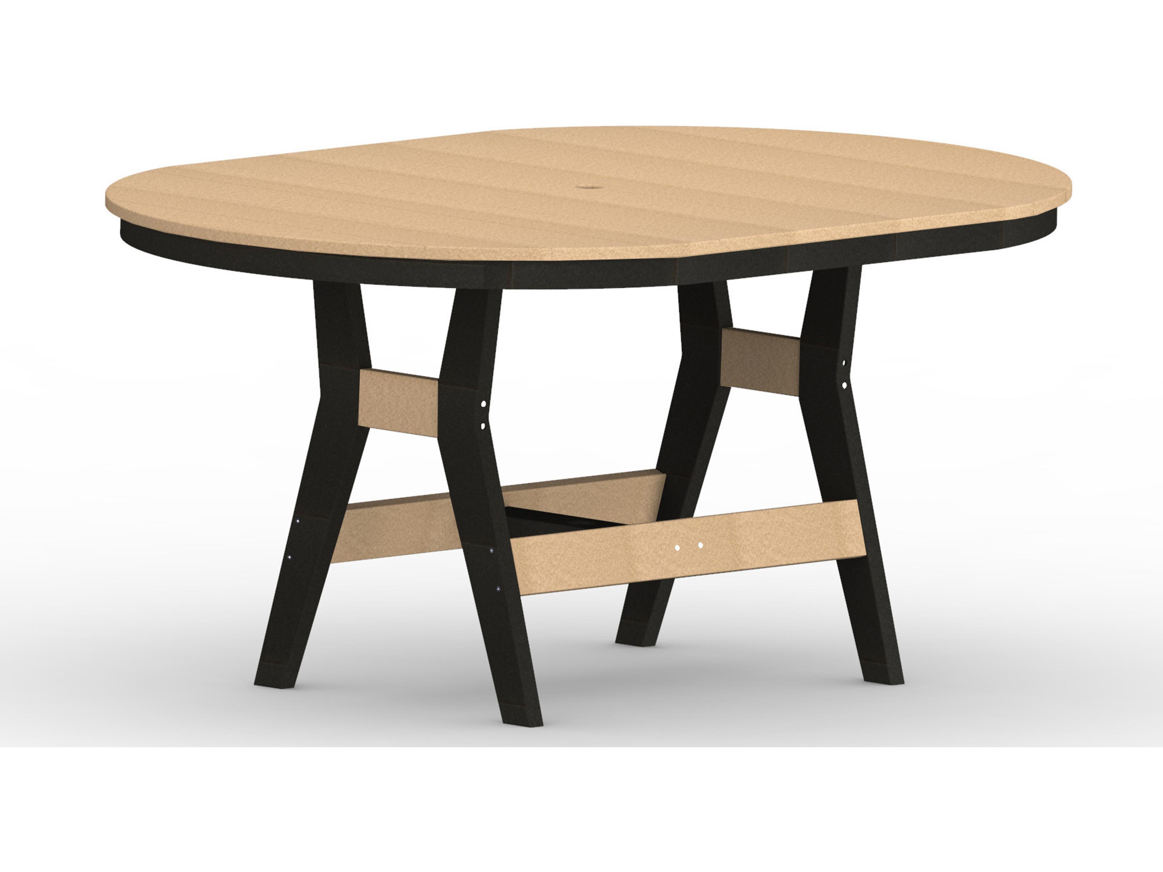 Harbor Recycled Plastic Oval Patio Dining Table
