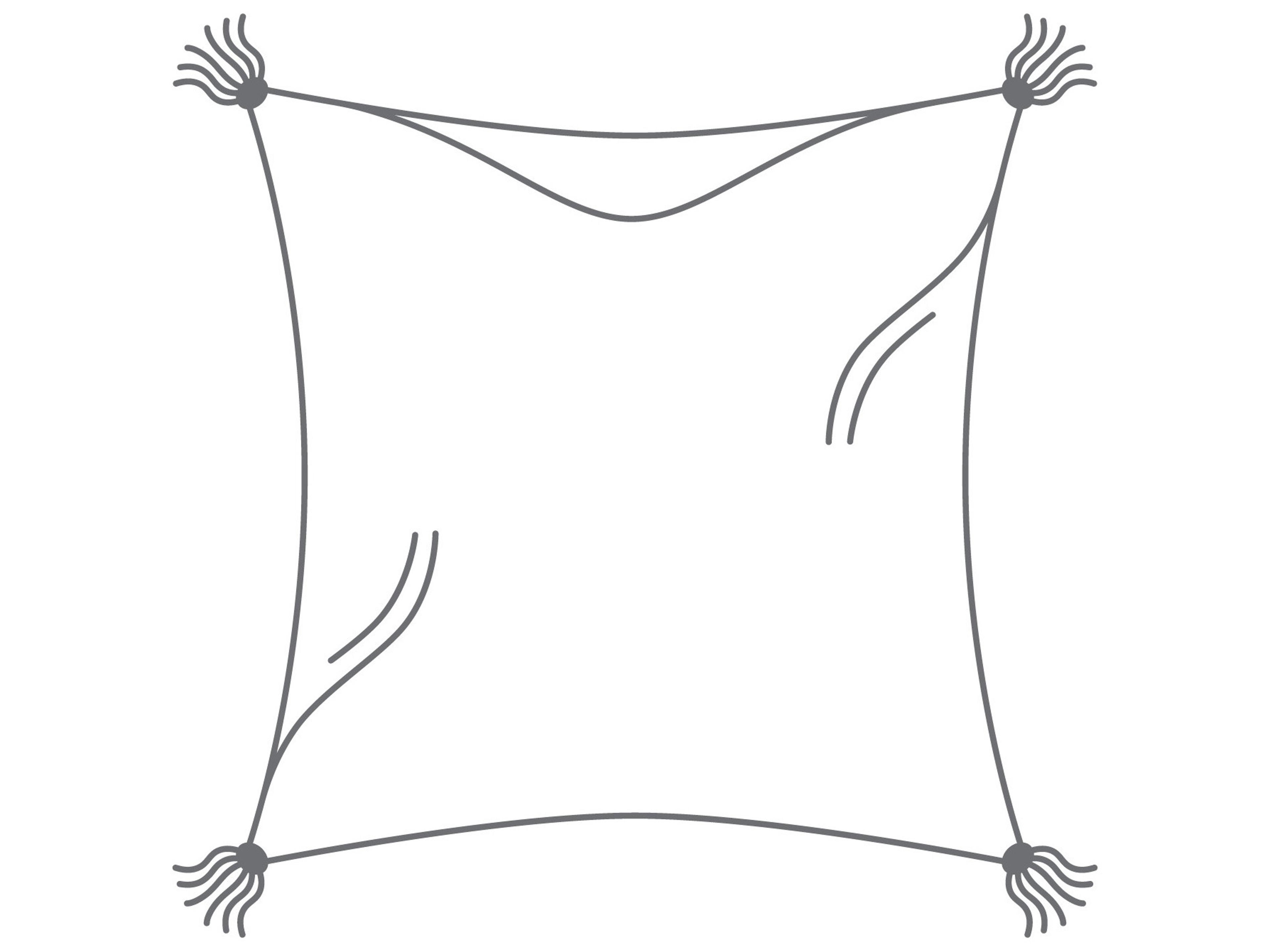 Lily Hive 24" x 24" Tasseled Fiber Throw Pillow