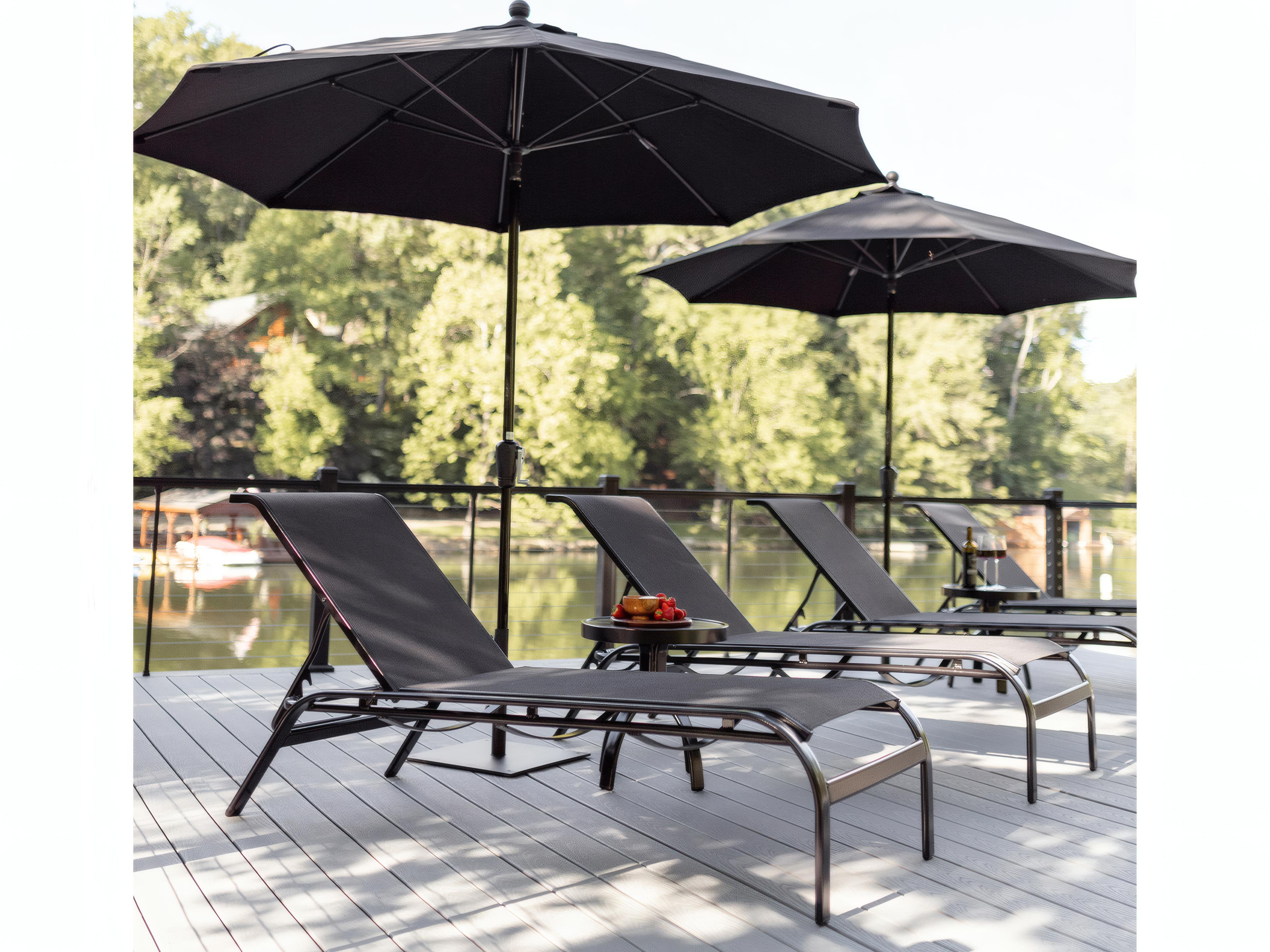 Berlin Gardens Murphy Aluminum Sling Chaise Lounge