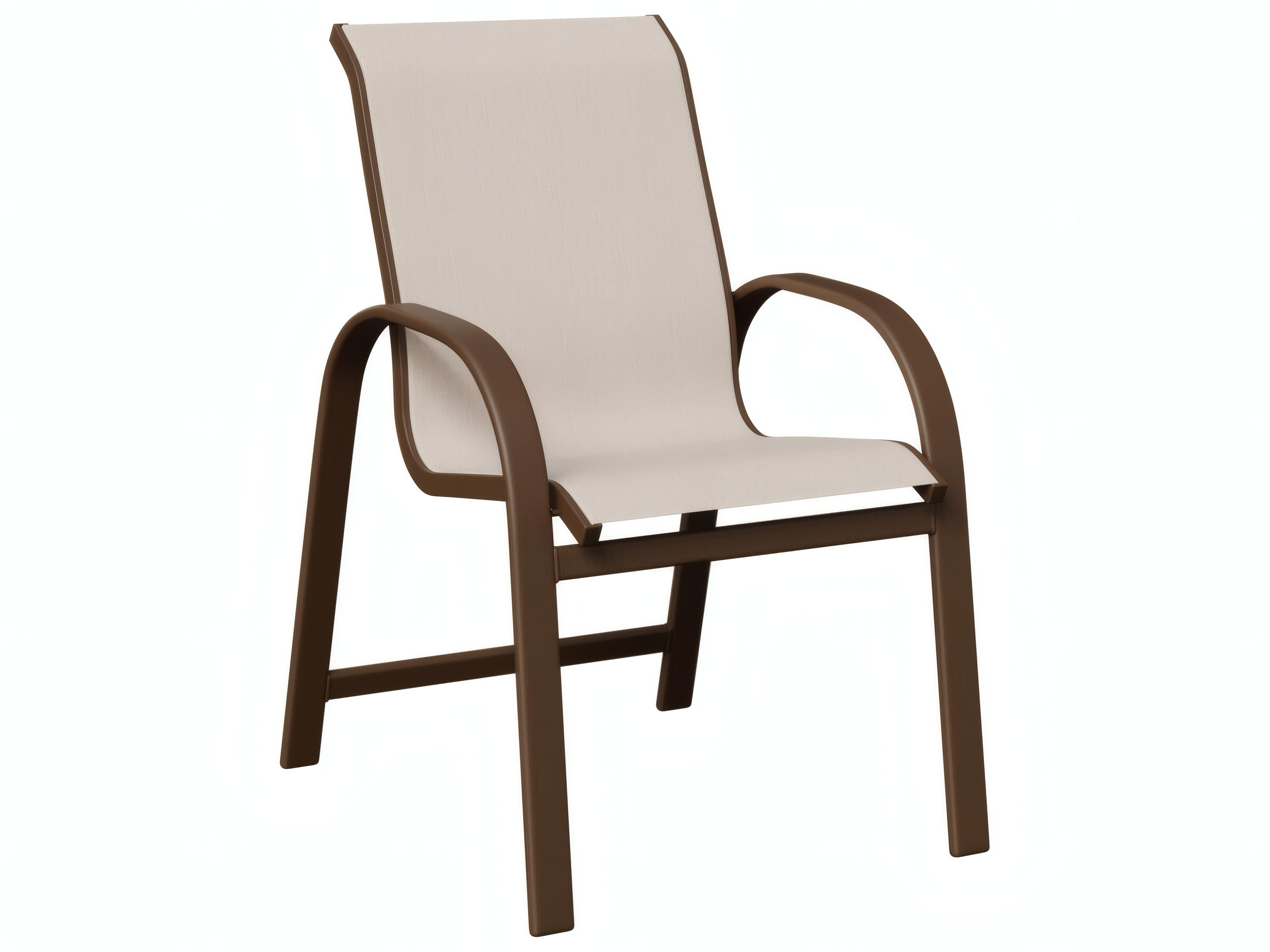 Murphy Aluminum Padded Sling Dining Chair