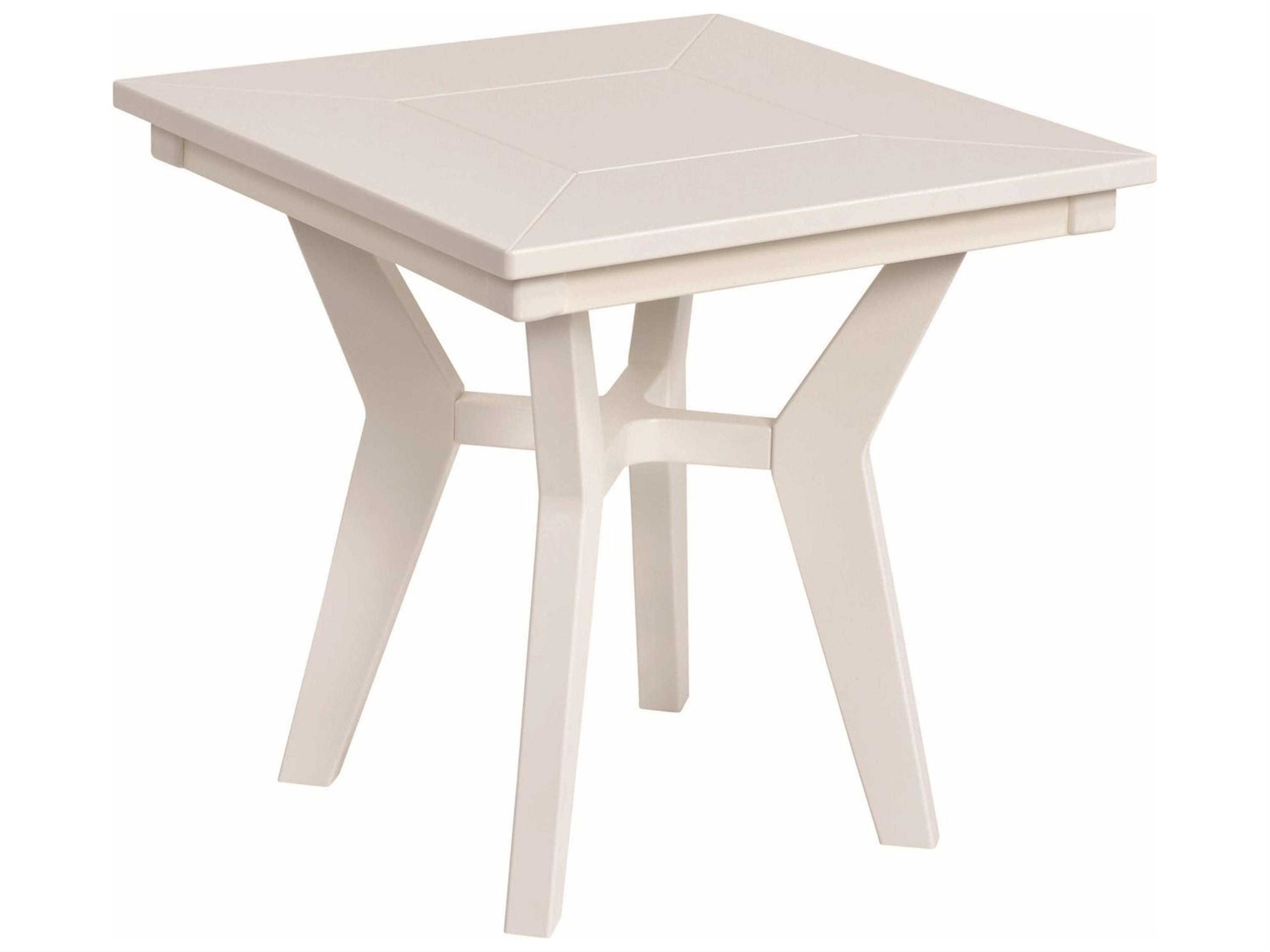 Mayhew Recycled Plastic Square Outdoor End Table