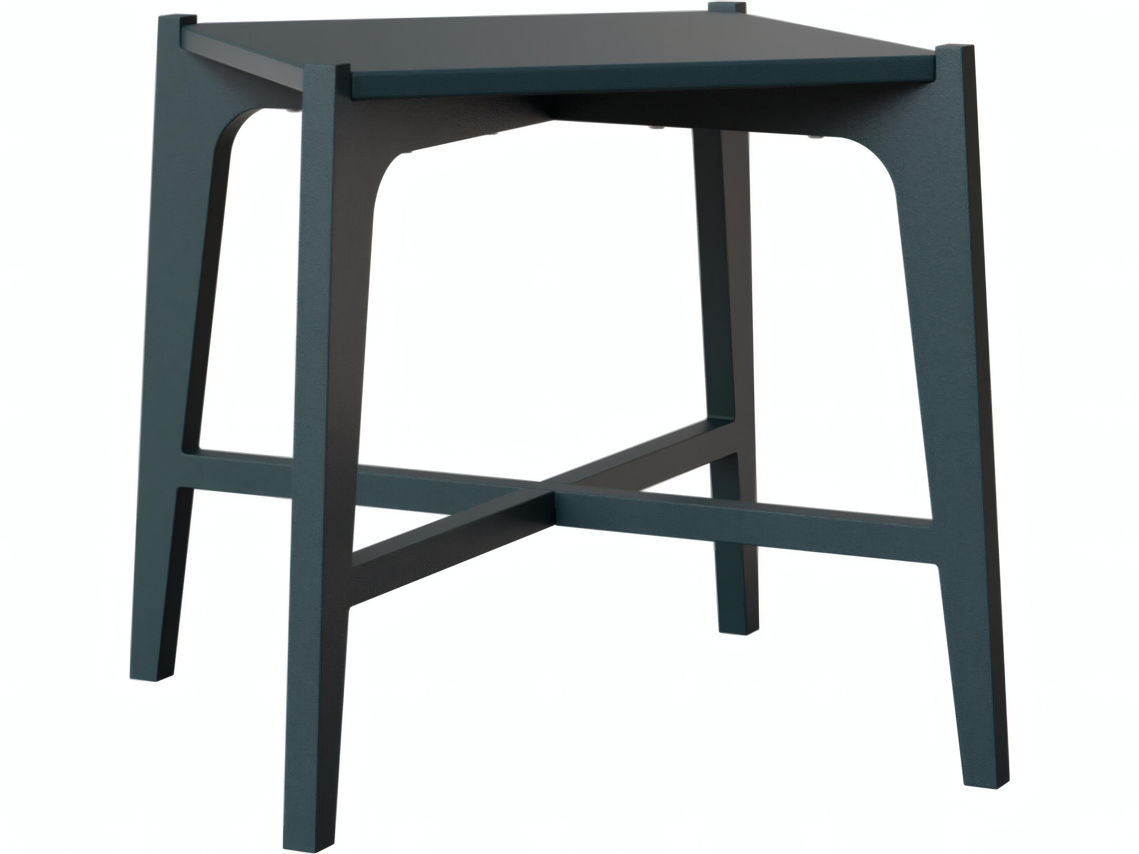 Mgp Recycled Plastic 20.5" Square Side Table