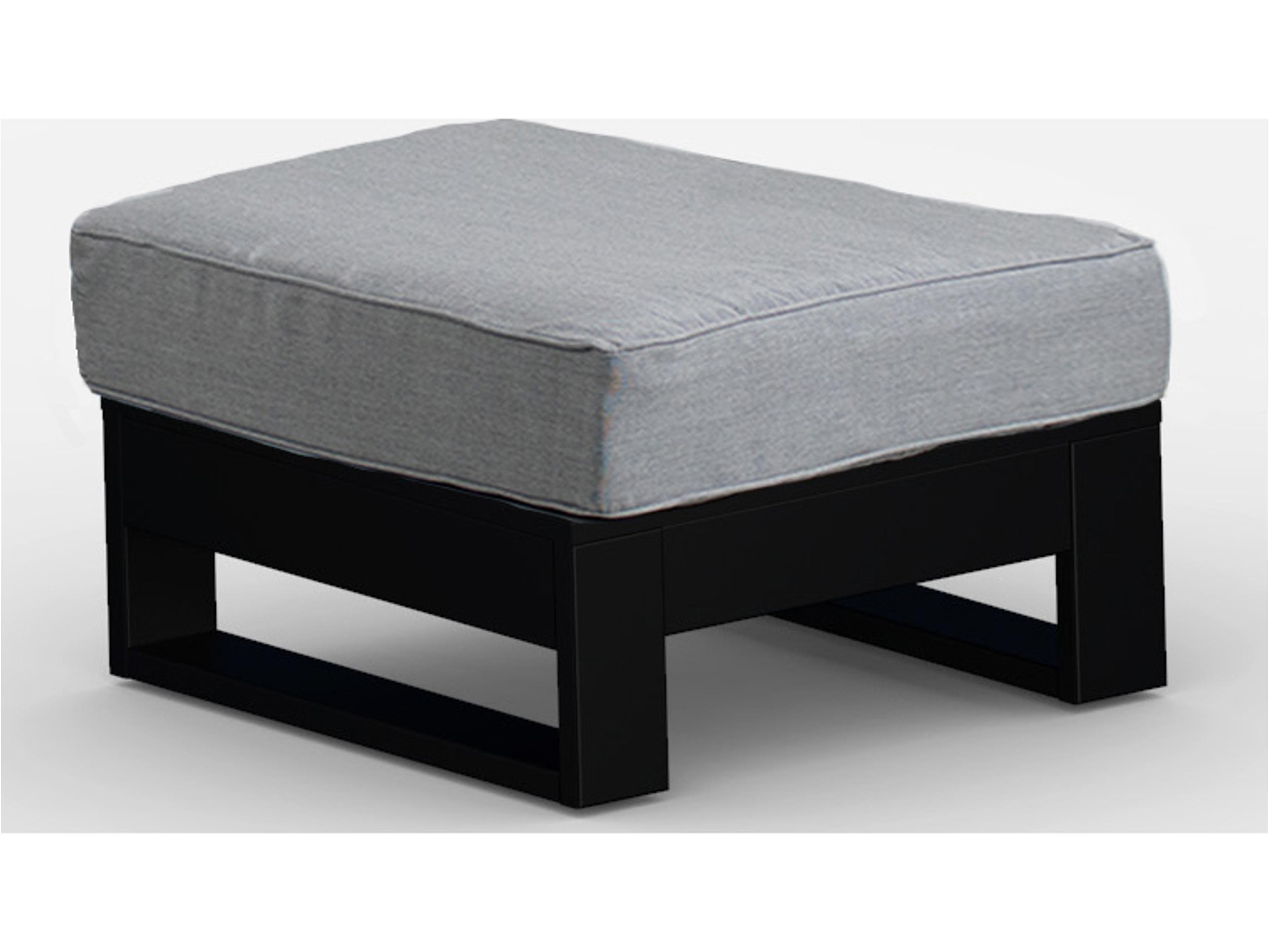 Nordic Recycled Plastic Patio Ottoman