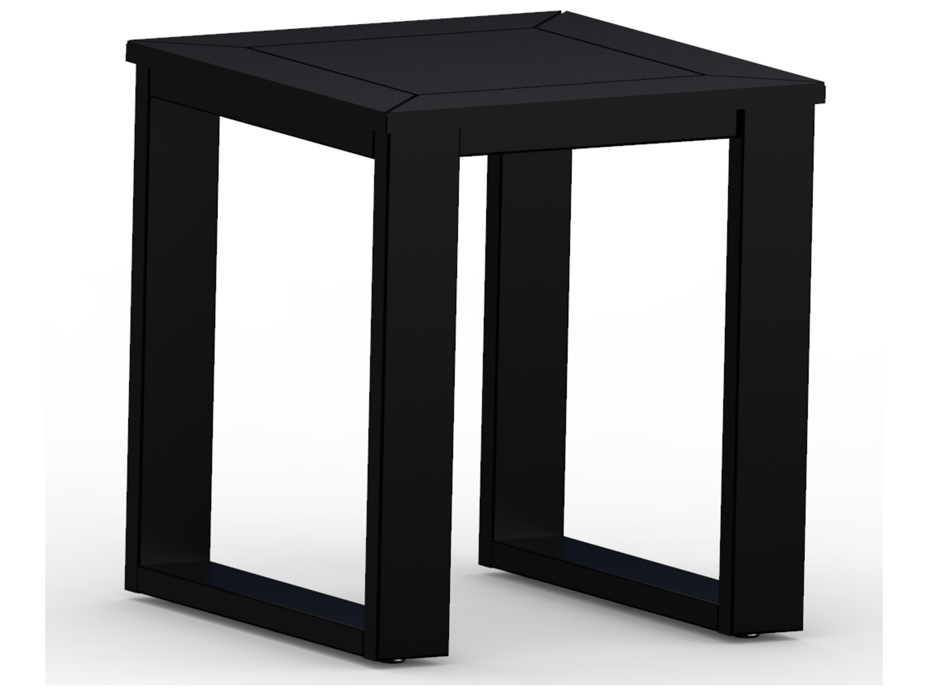 Nordic Recycled Plastic Square Patio End Table