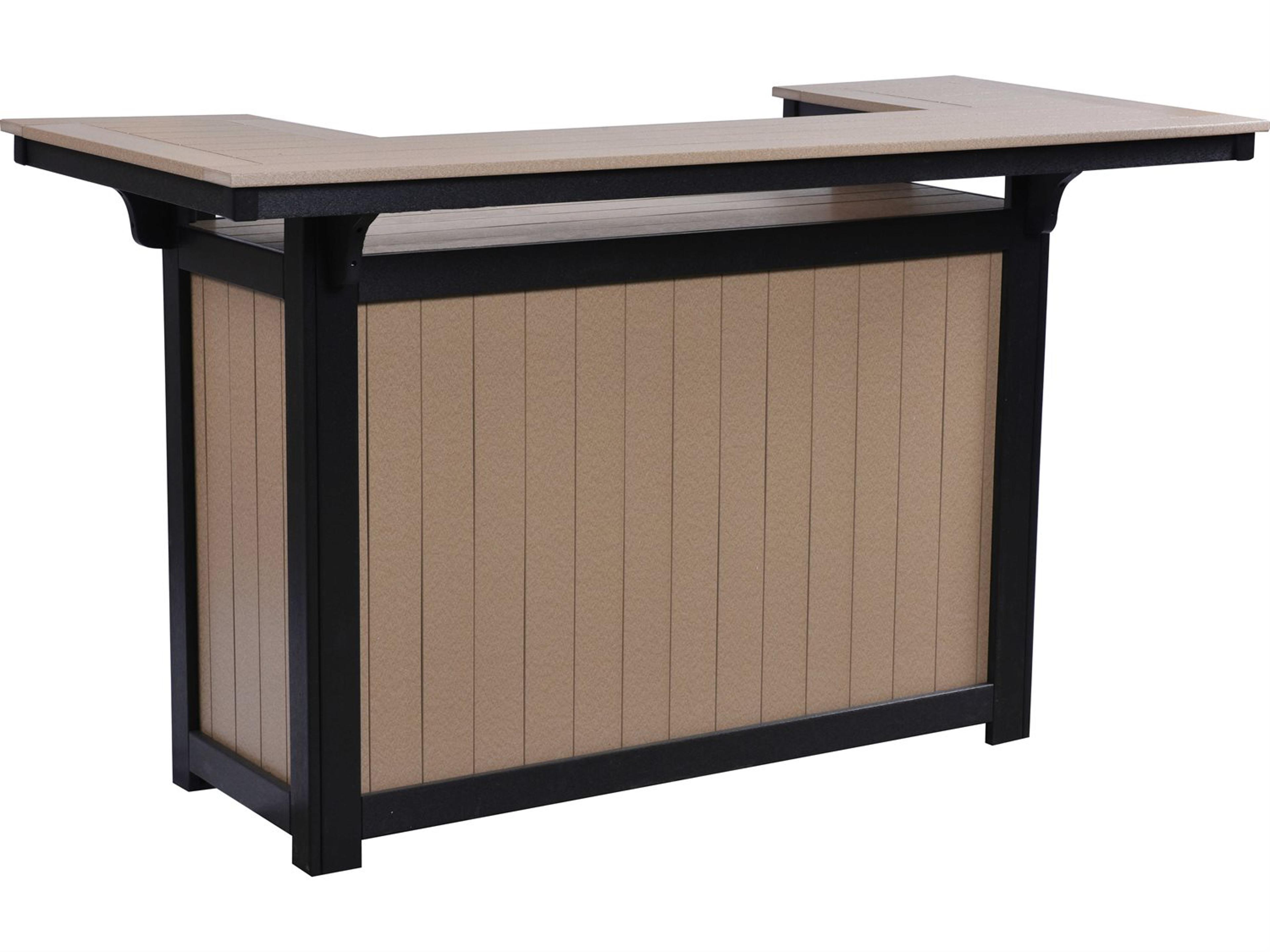 Recycled Plastic Outdoor Island Bar