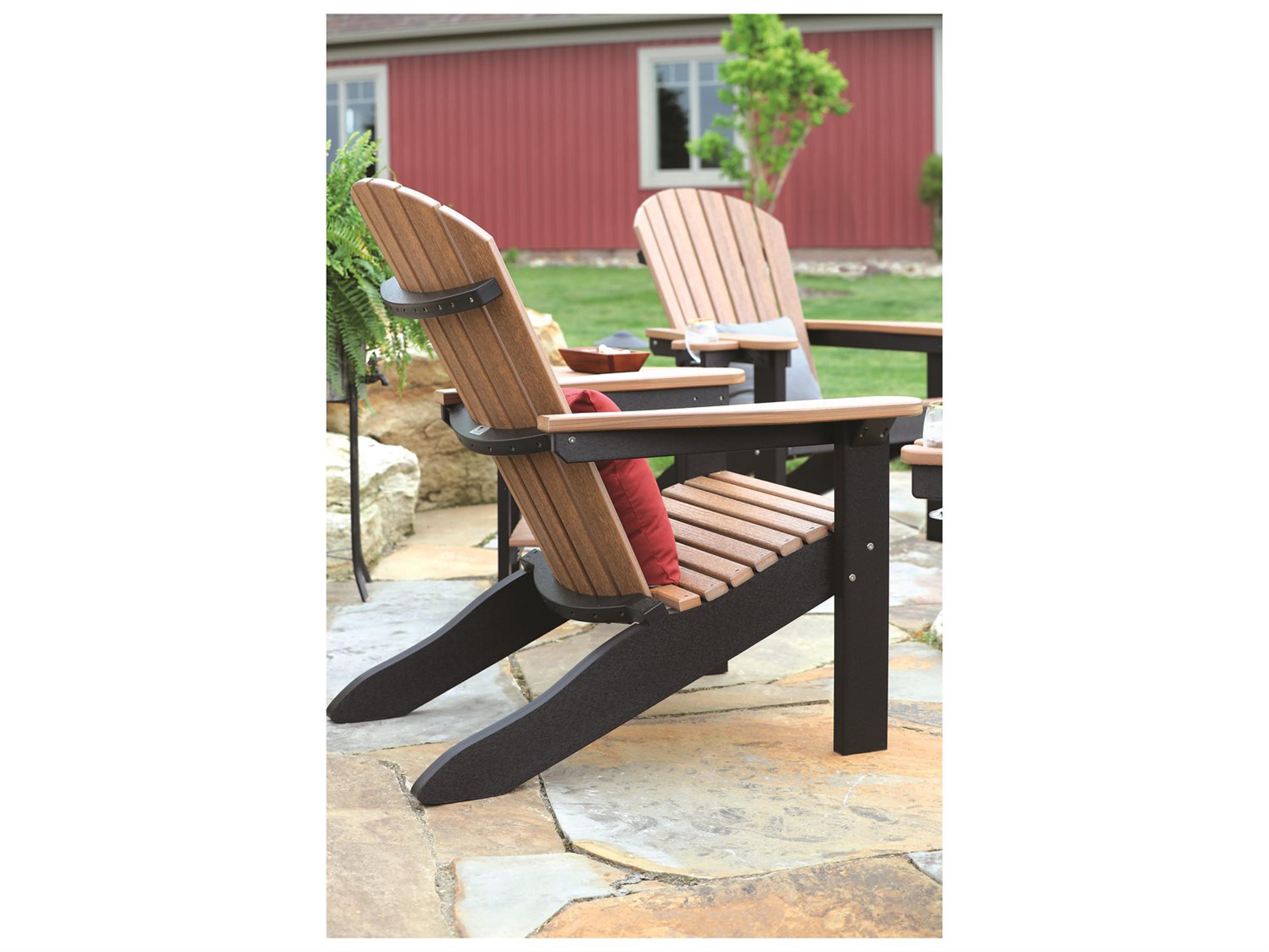 Berlin Gardens Comfo-Back Recycled Plastic Patio Adirondack Chair