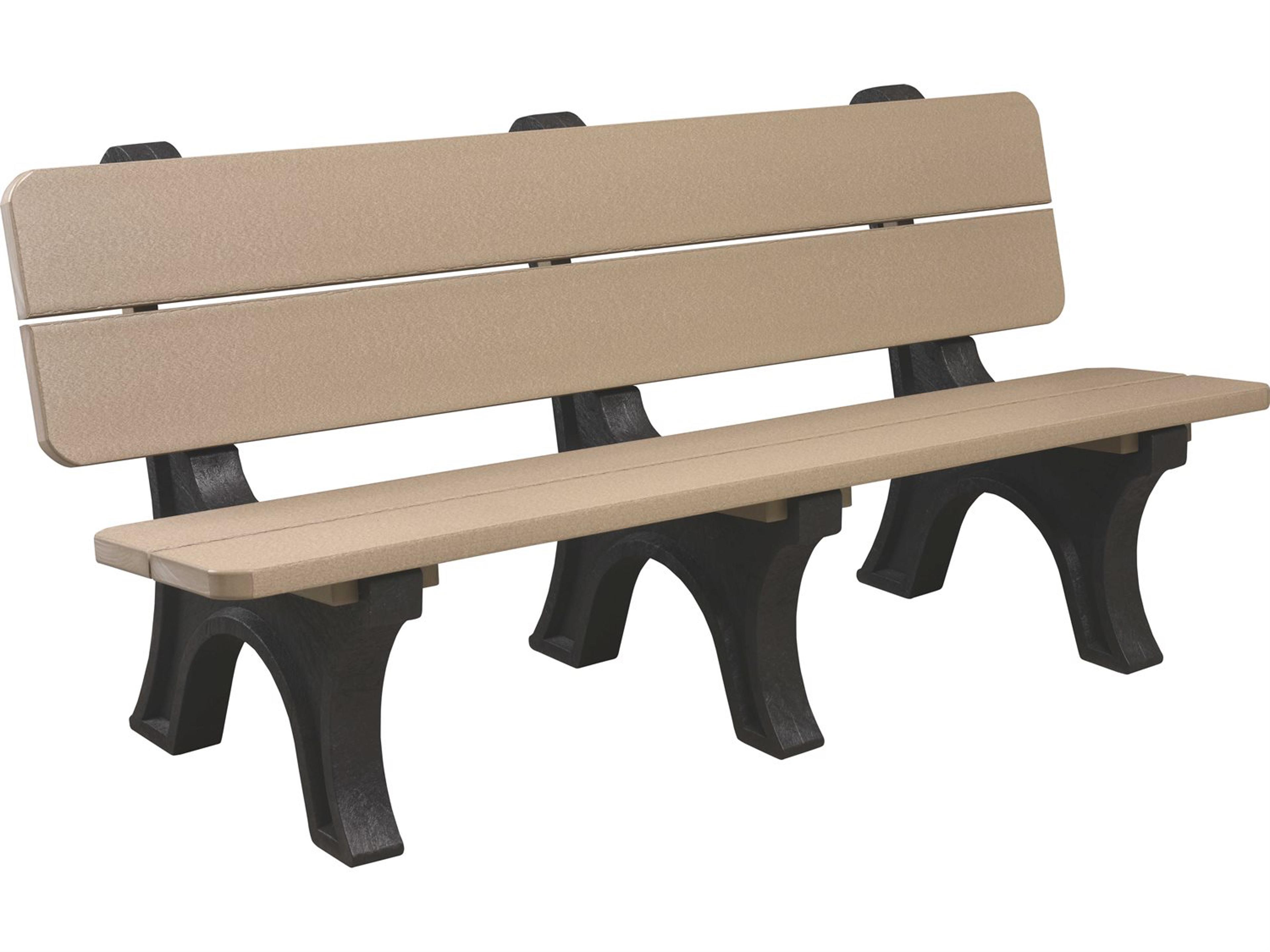 Recycled Plastic Park Outdoor Bench