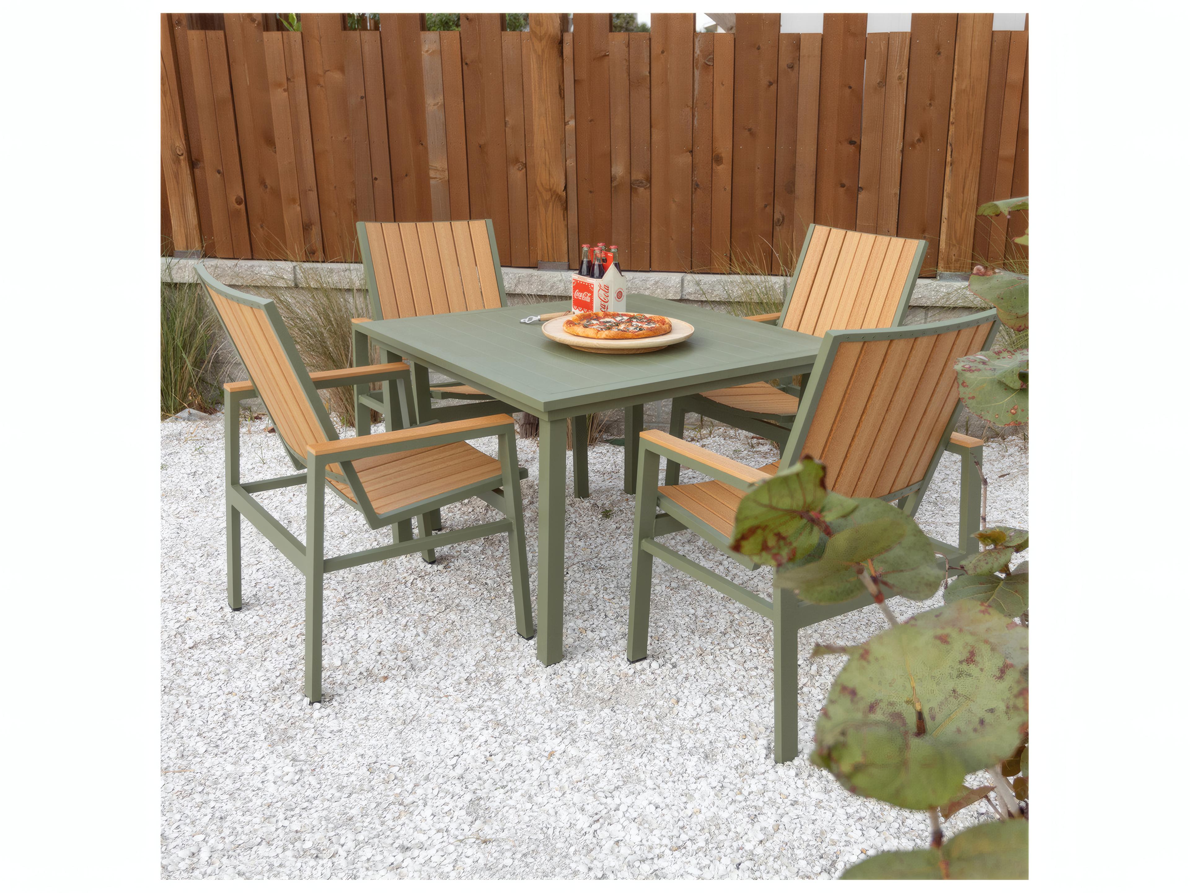 Berlin Gardens Vida Aluminum Poly Dining Chair