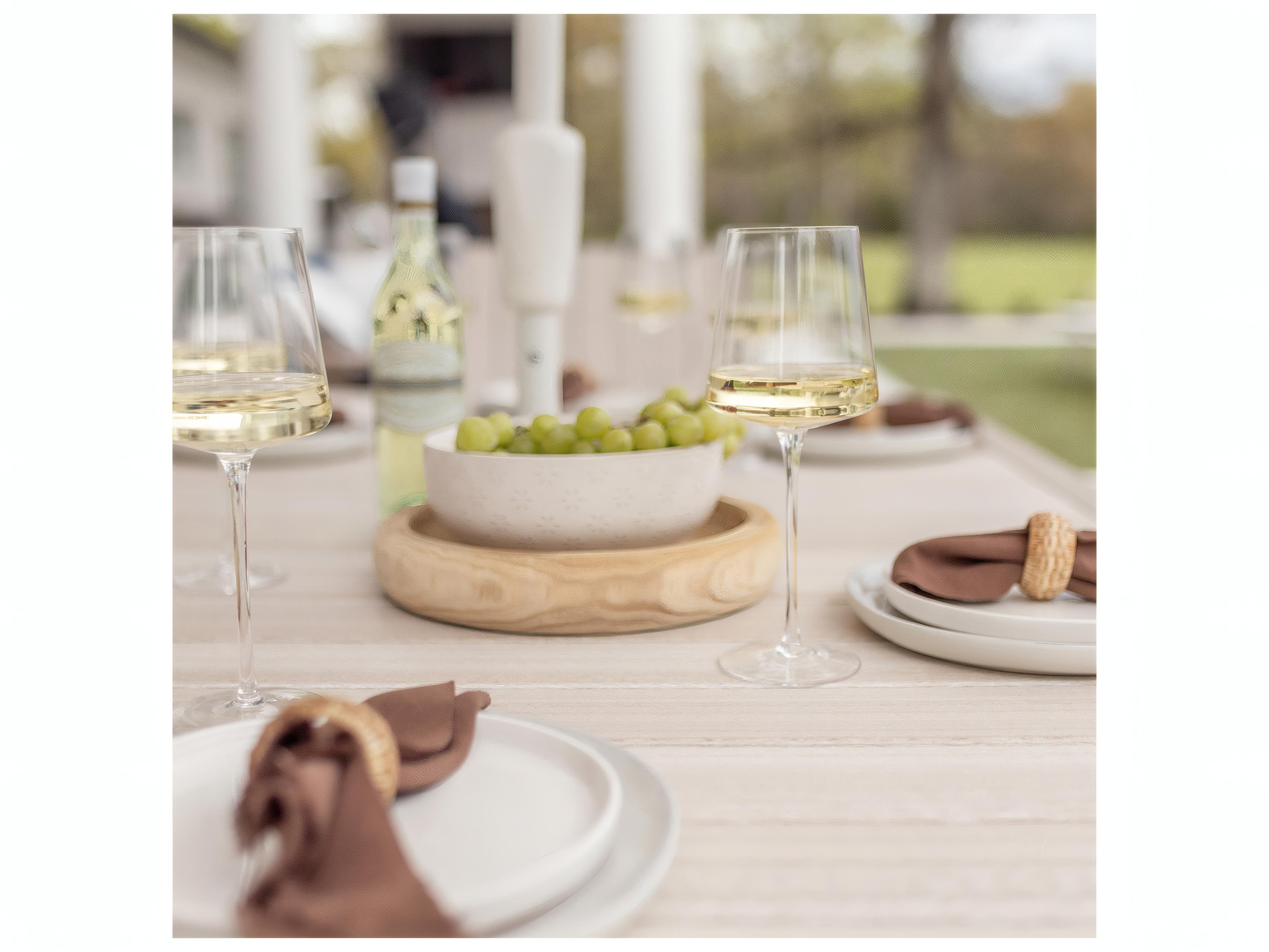 Berlin Gardens Vida Aluminum Poly 73"W x 44"D Rectangular Dining Table