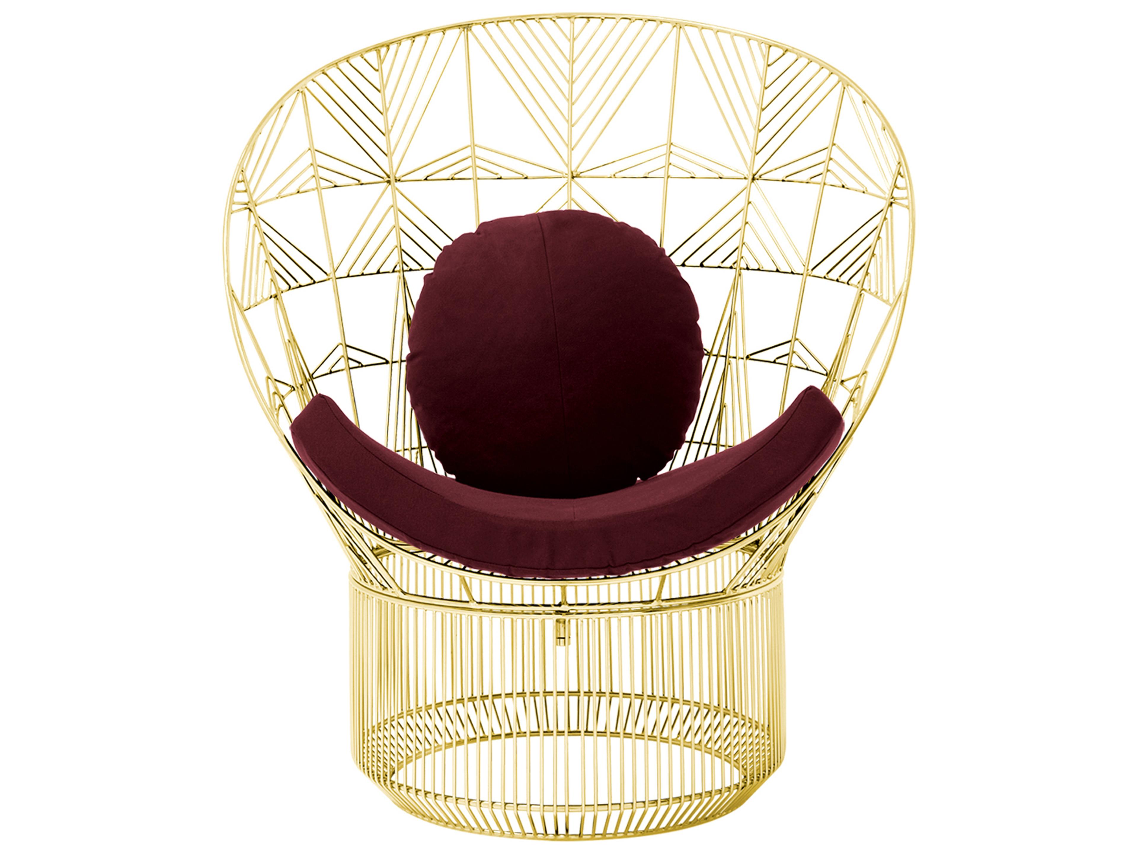 Bend Goods Peacock Burgundy Pad & Pillow