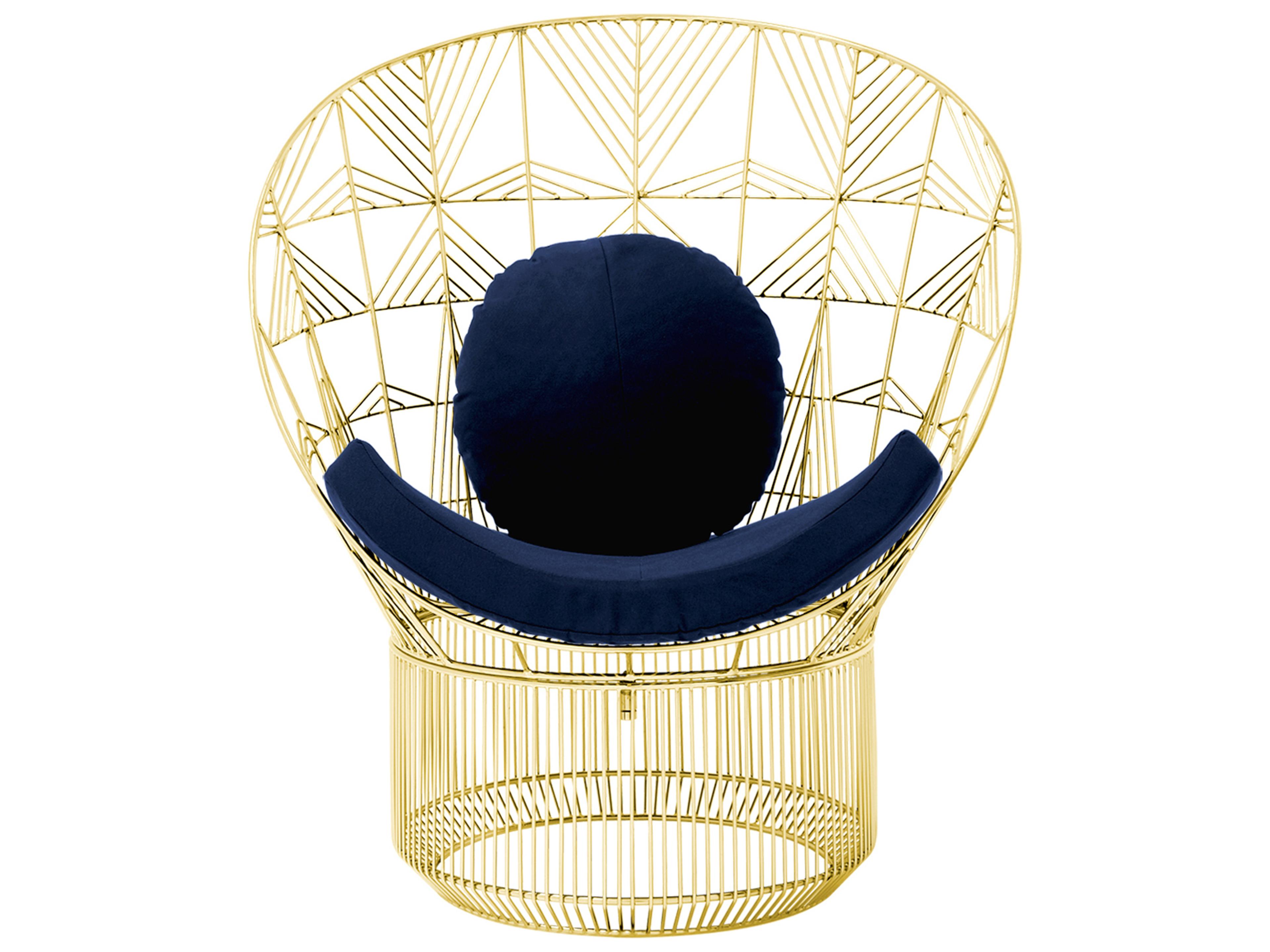 Bend Goods Peacock Navy Pad & Pillow