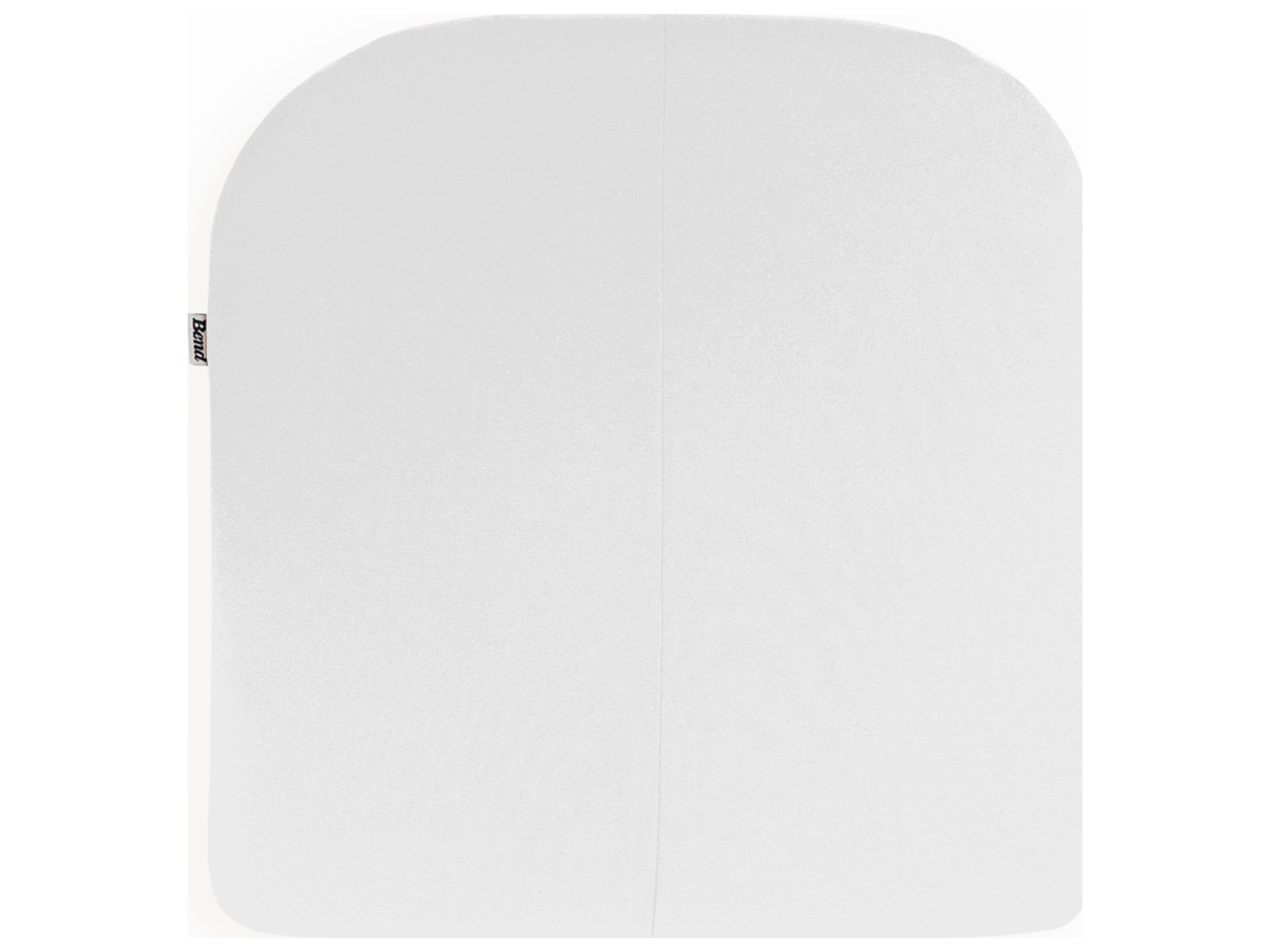 White Vegan Leather Seat Pad