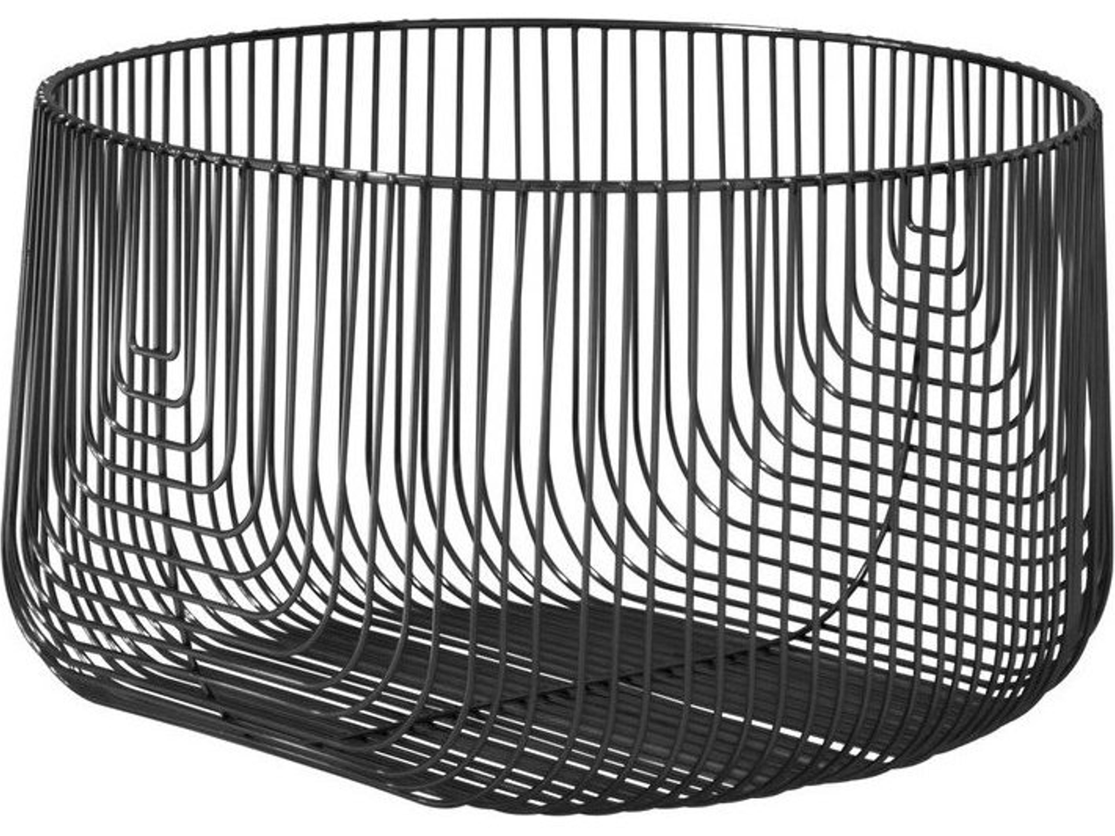 Galvanized Iron Black 18'' Basket