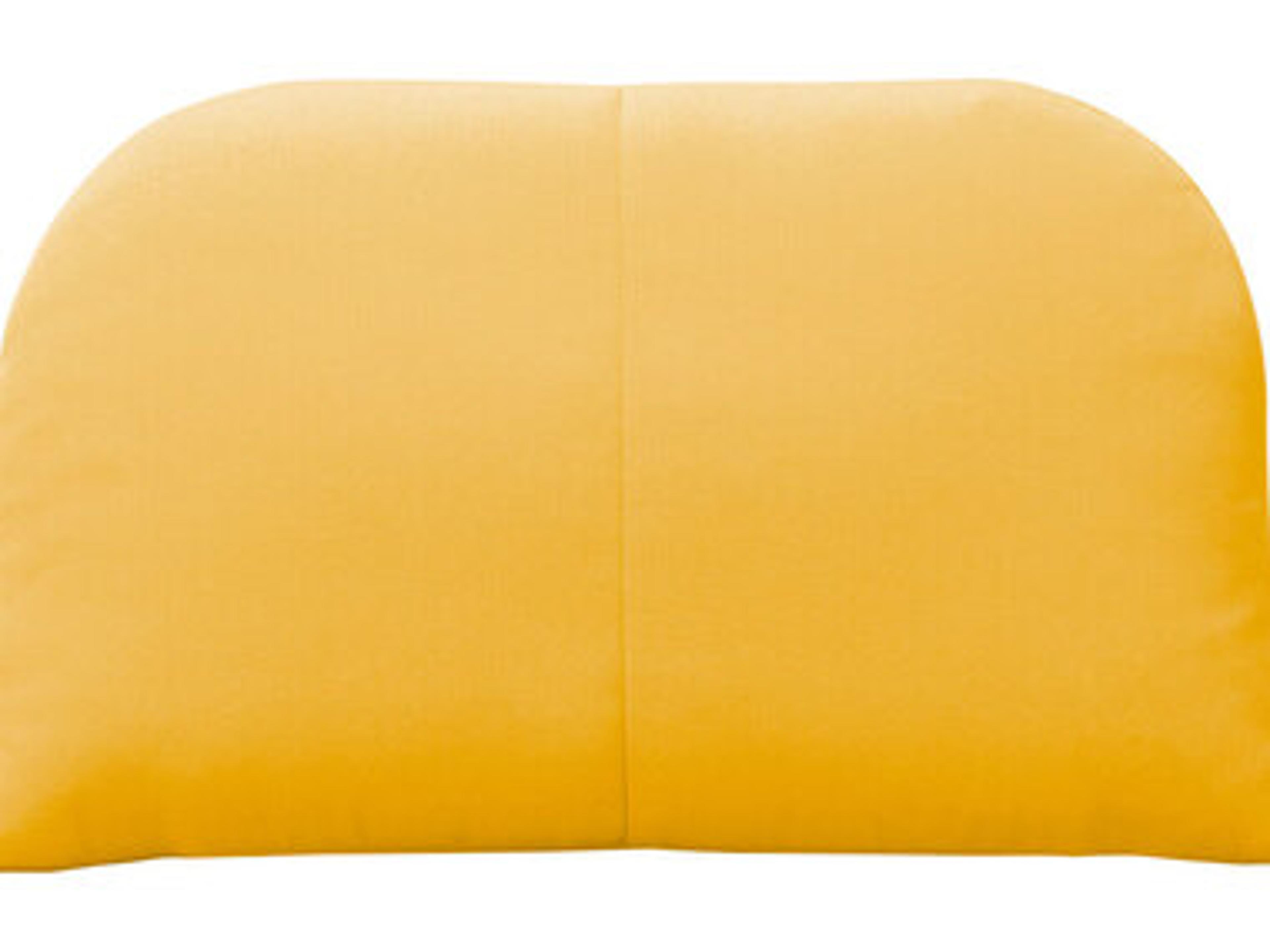 Arc Throw Pillow in Yellow
