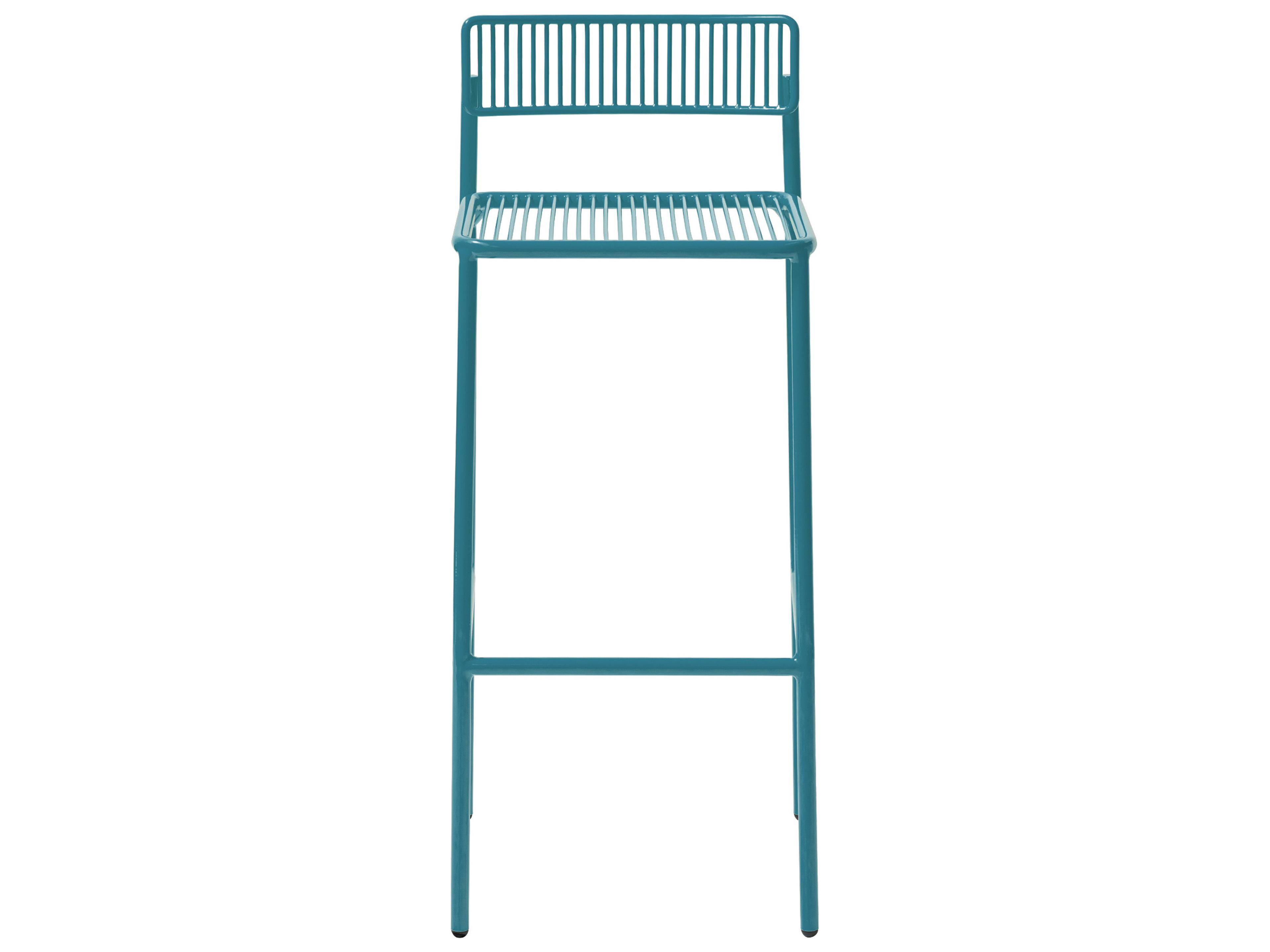 Bend Goods Outdoor Rachel Galvanized Iron Peacock Bar Stool