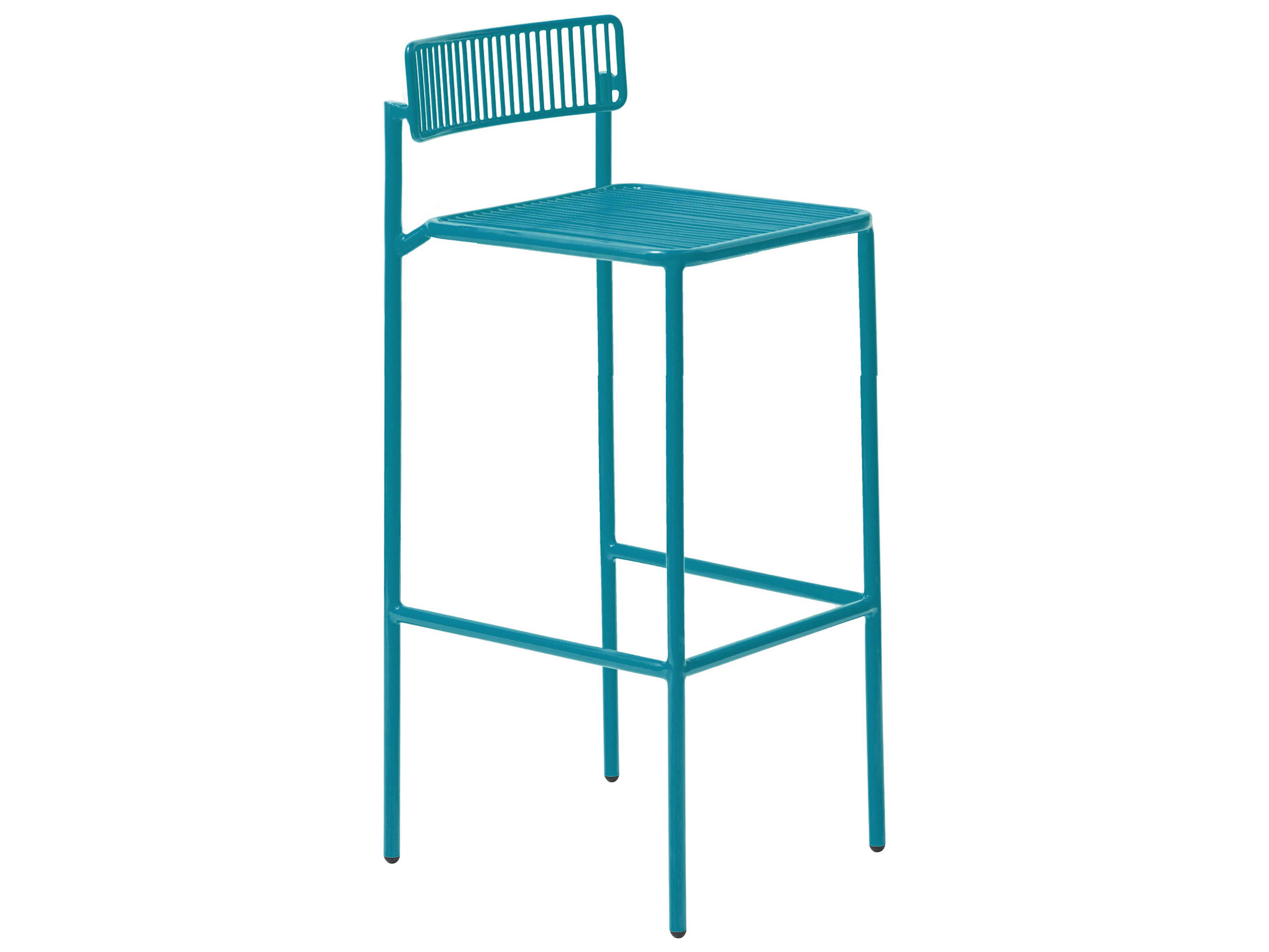 Rachel Galvanized Iron Peacock Bar Stool