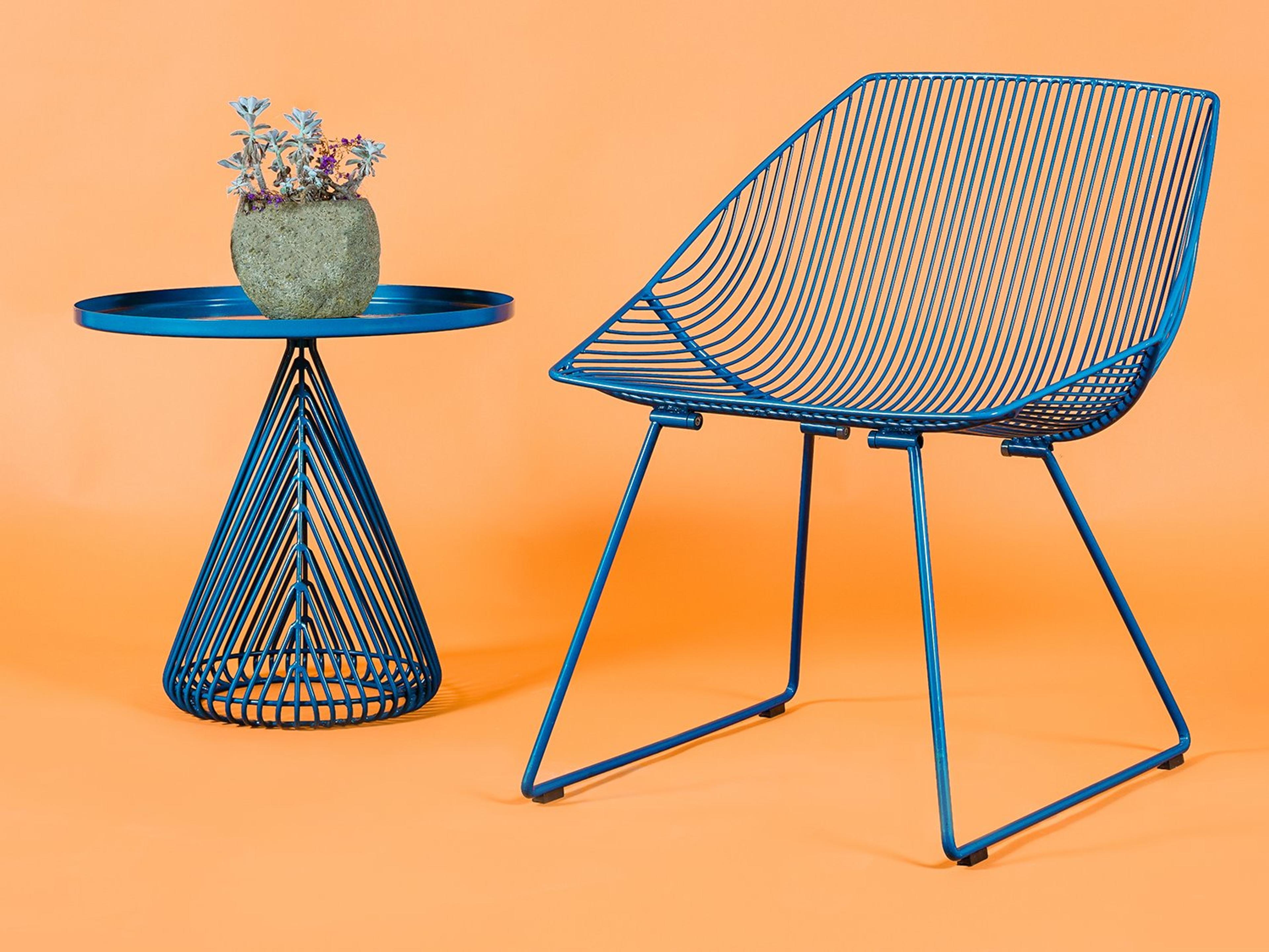 Bunny Galvanized Iron Peacock Lounge Set