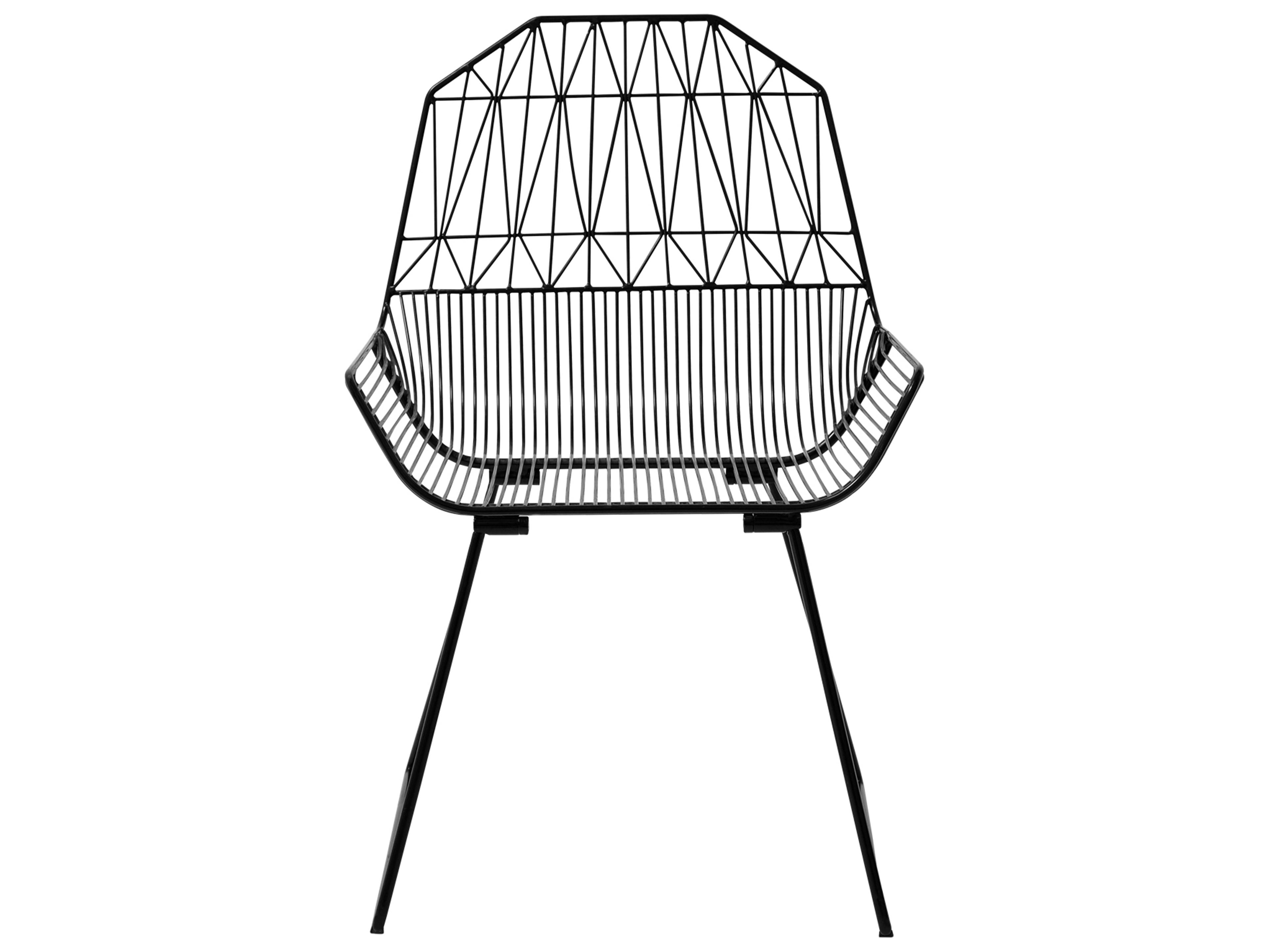 Bend Goods Outdoor Farmhouse Galvanized Iron Black Iron Lounge Chair