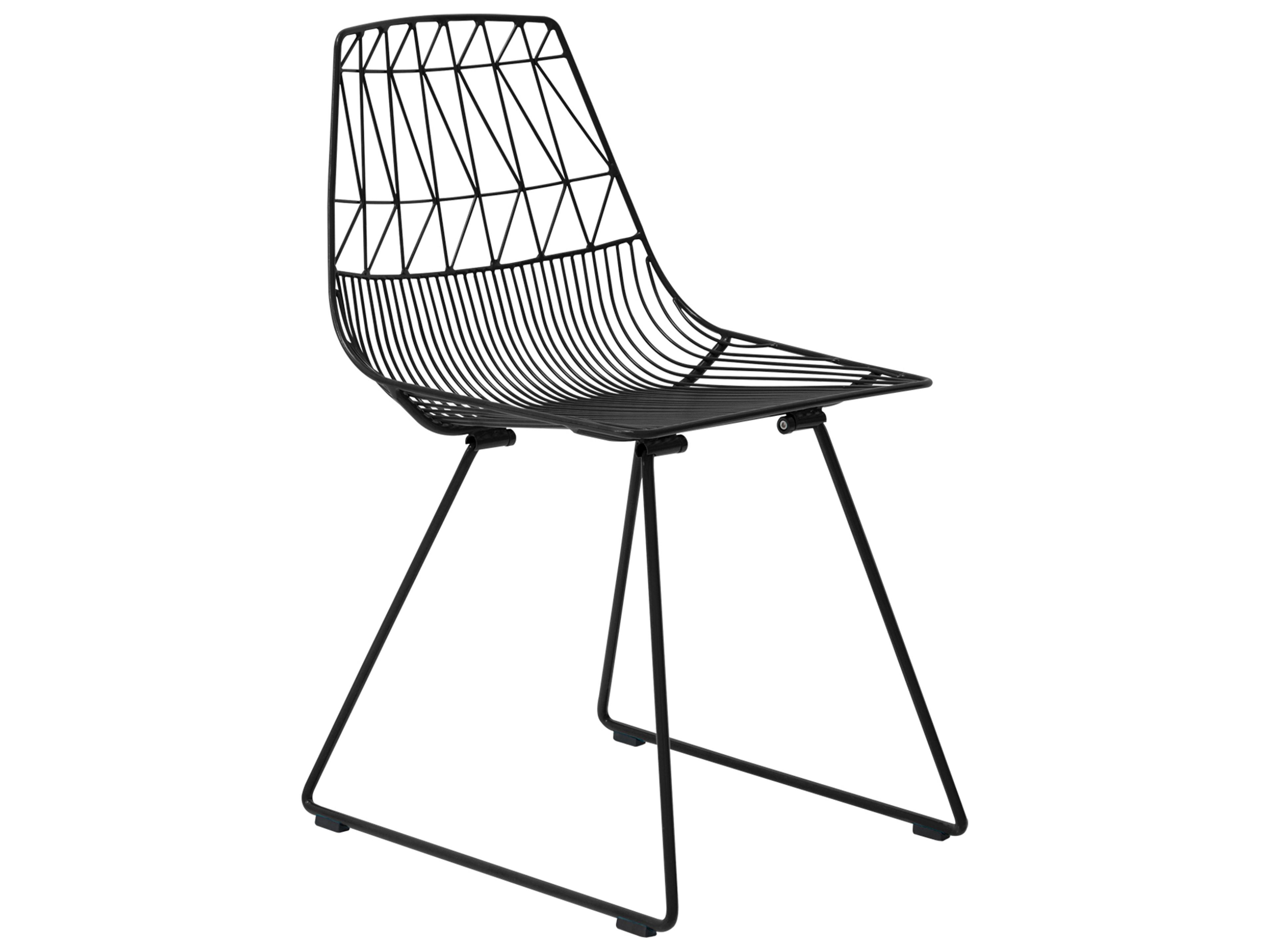 Lucy Galvanized Iron Black Dining Chair