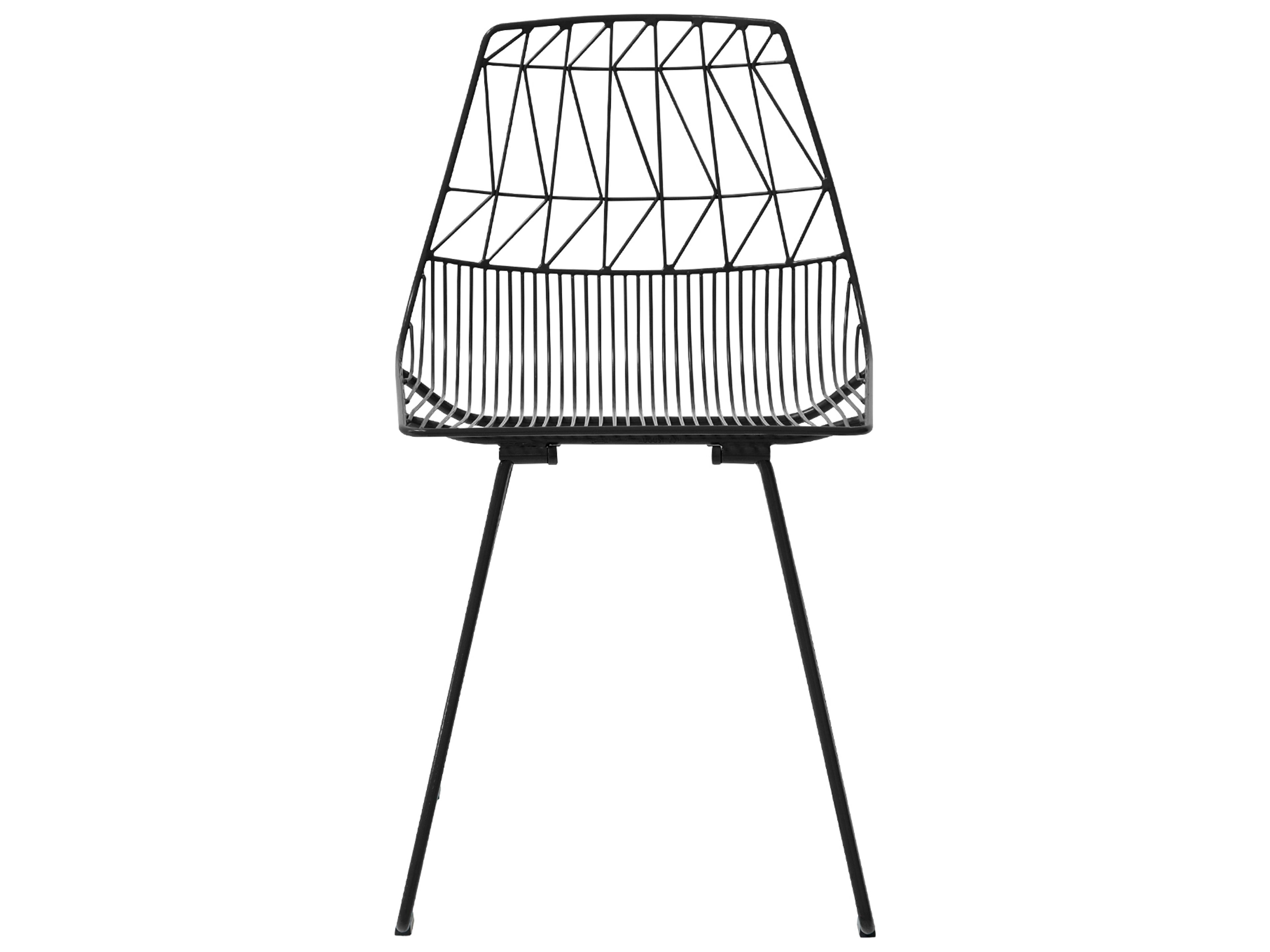 Bend Goods Outdoor Lucy Galvanized Iron Black Dining Chair