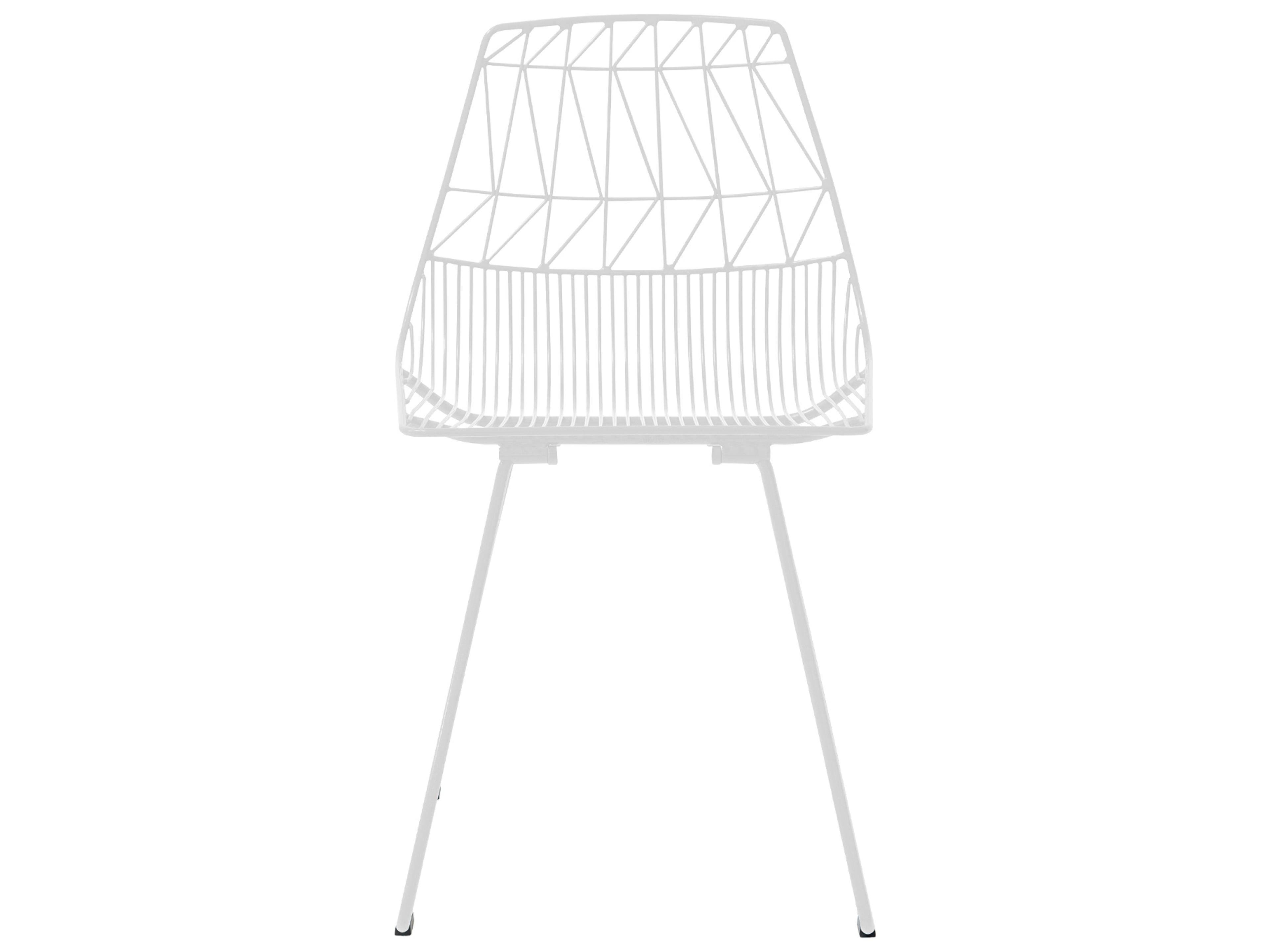 Bend Goods Outdoor Galvanized Iron Lucy White Dining Chair