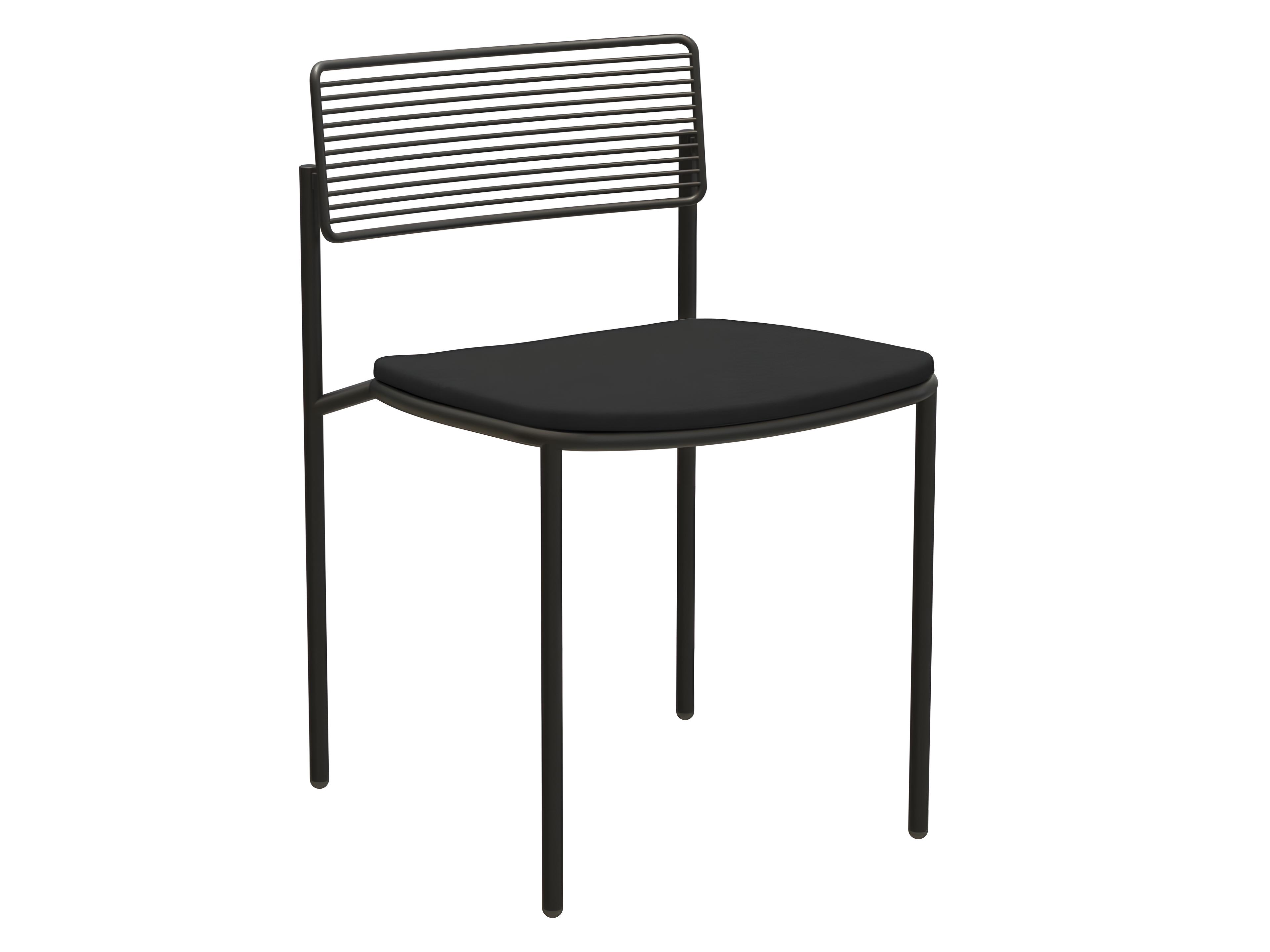 Rachel Bar Stool Seat Pad in Black
