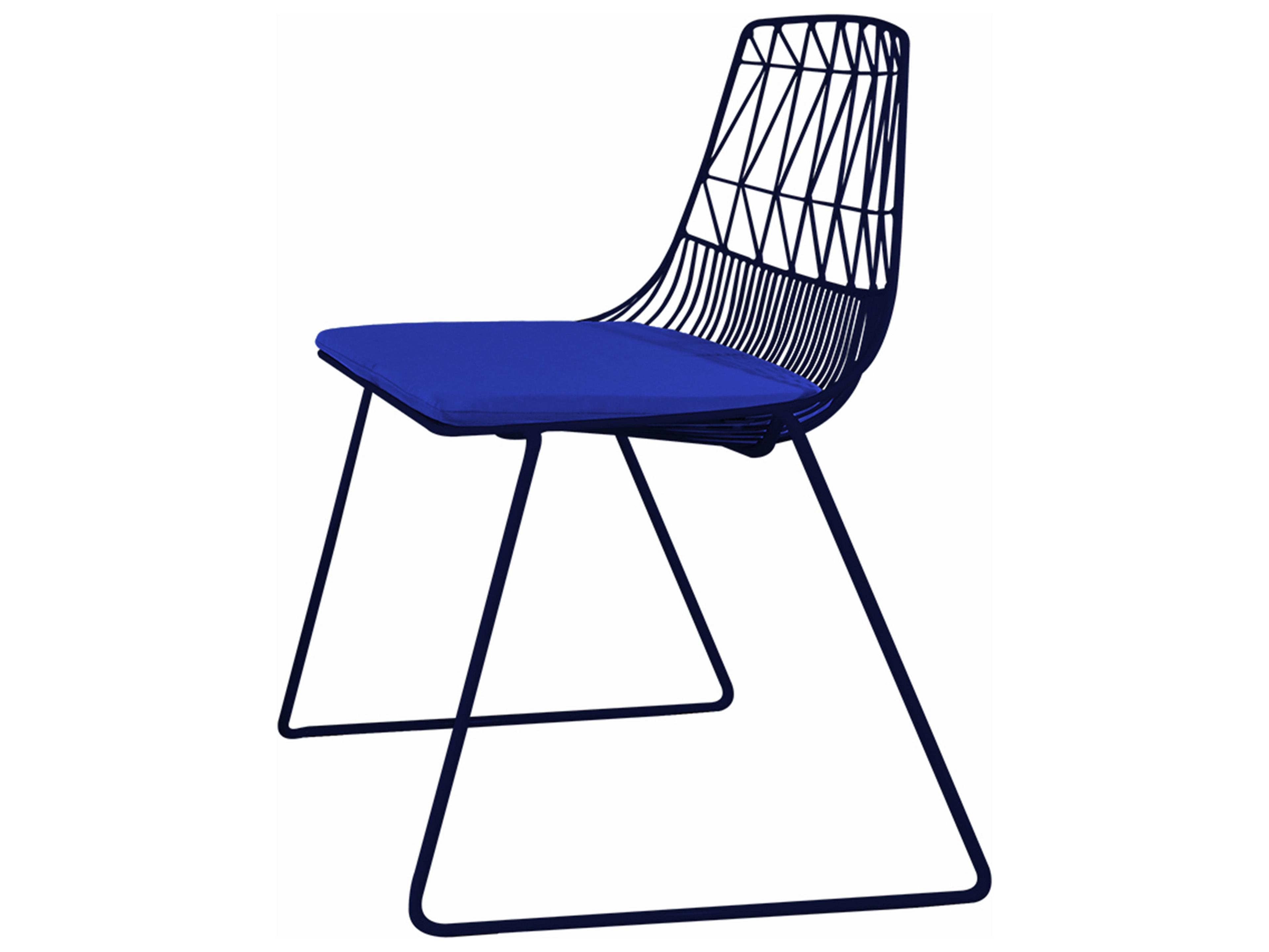 Bend Goods Outdoor True Blue Chair Cushion for Lucy Chair | Lucy Bar Stool | Lucy Counter Stool | Ethel Chair | Farmhouse Lounge