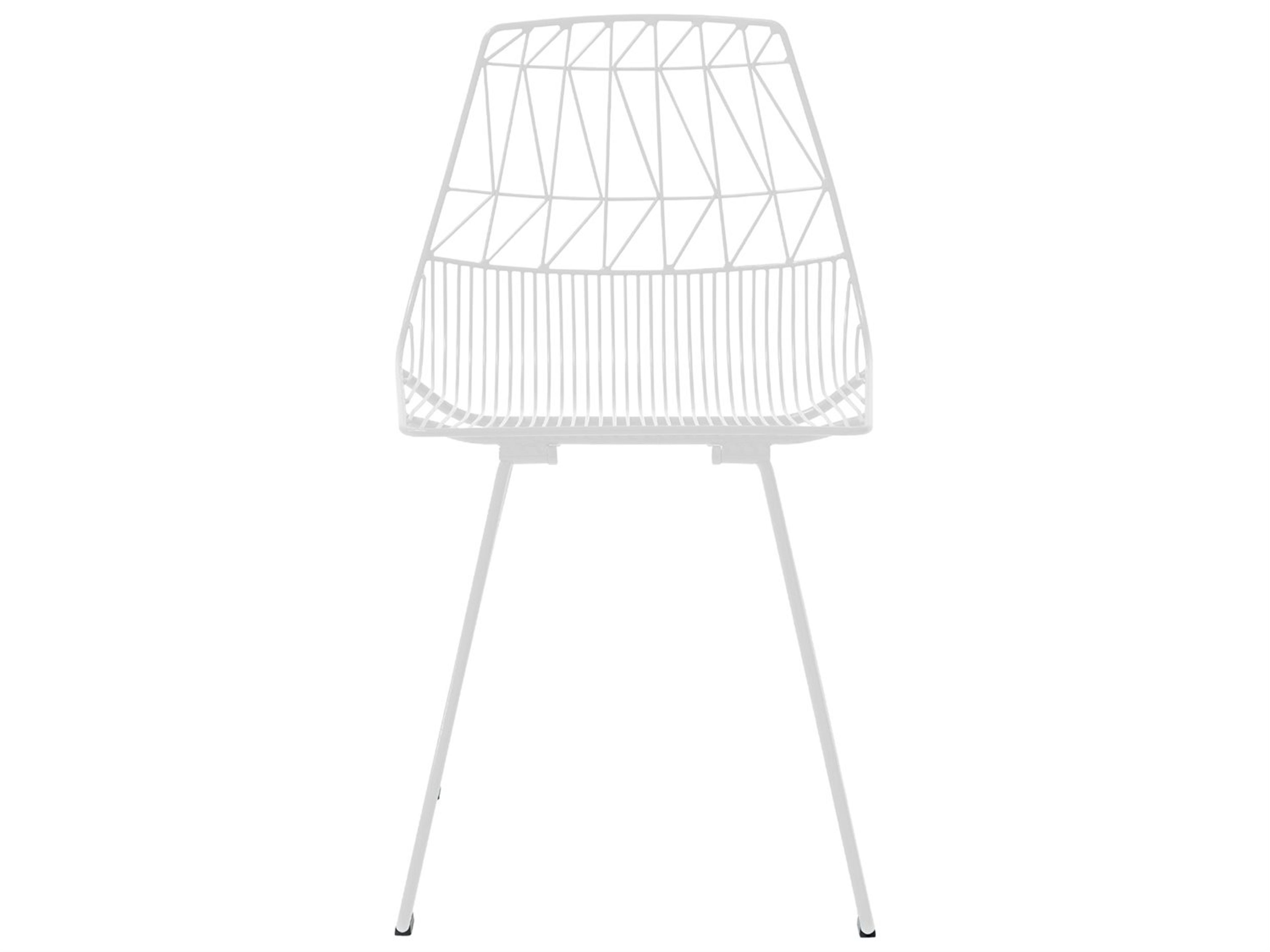 Bend Goods Outdoor Lucy Galvanized Iron White Dining Chair