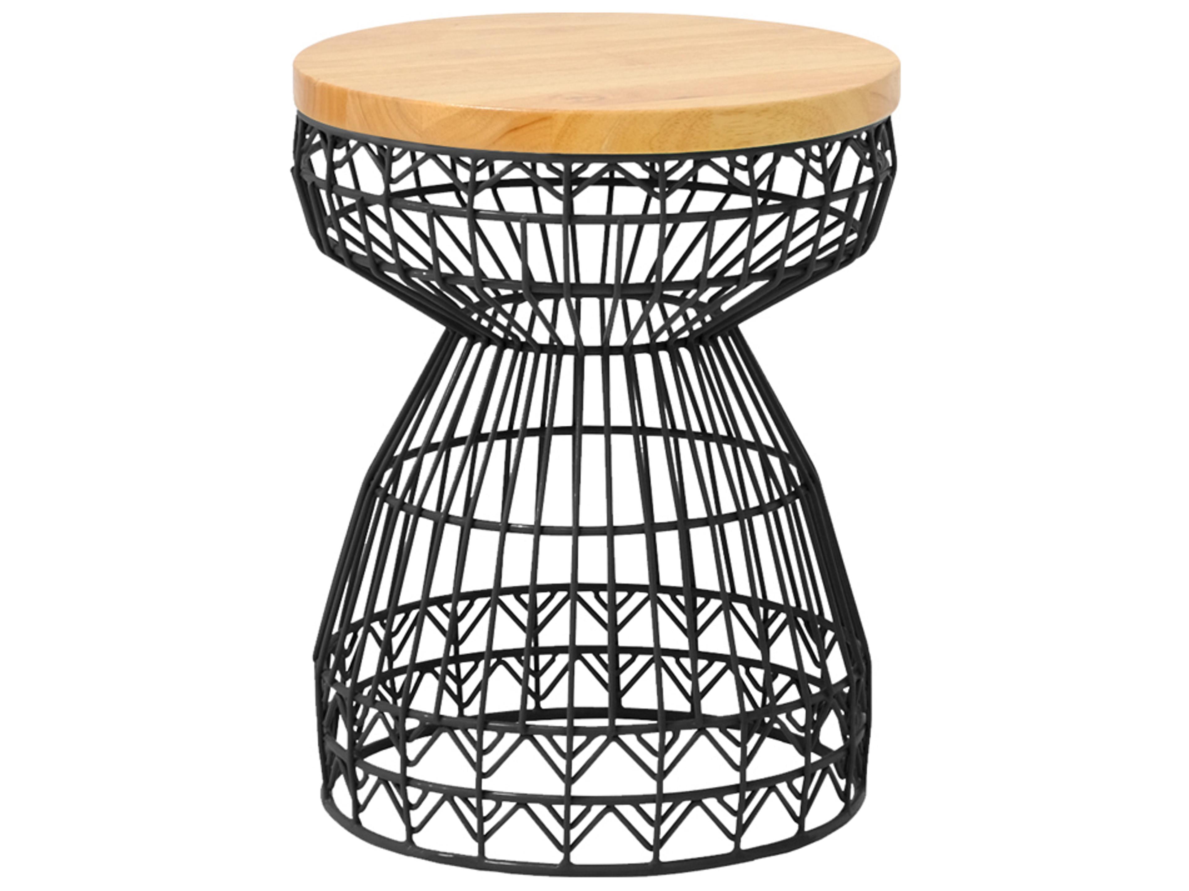 Sweet Galvanized Iron Black Dining Chair